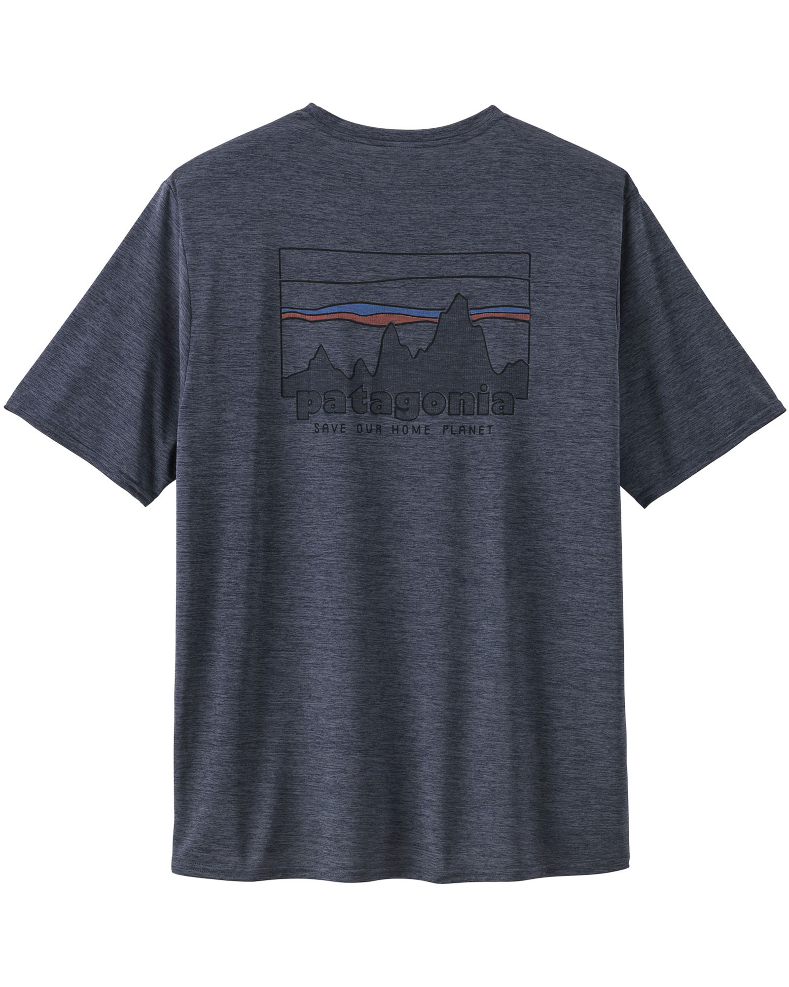 Patagonia Cap Cool Daily Graphic Men’s Tee - Smolder Blue/73 Skyline L
