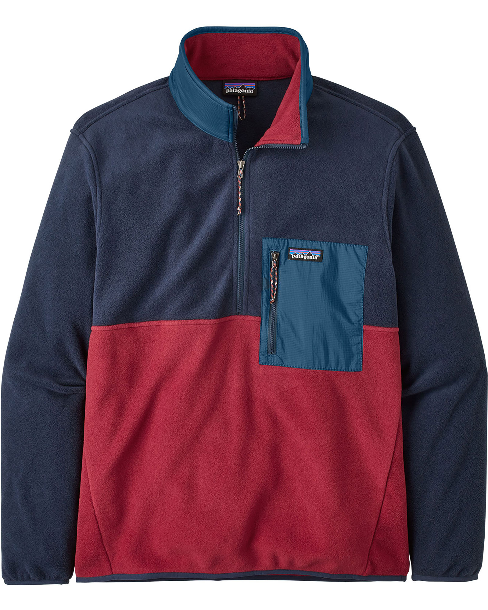 Patagonia Microdini Men’s 1/2 Zip Pullover - Wax Red S