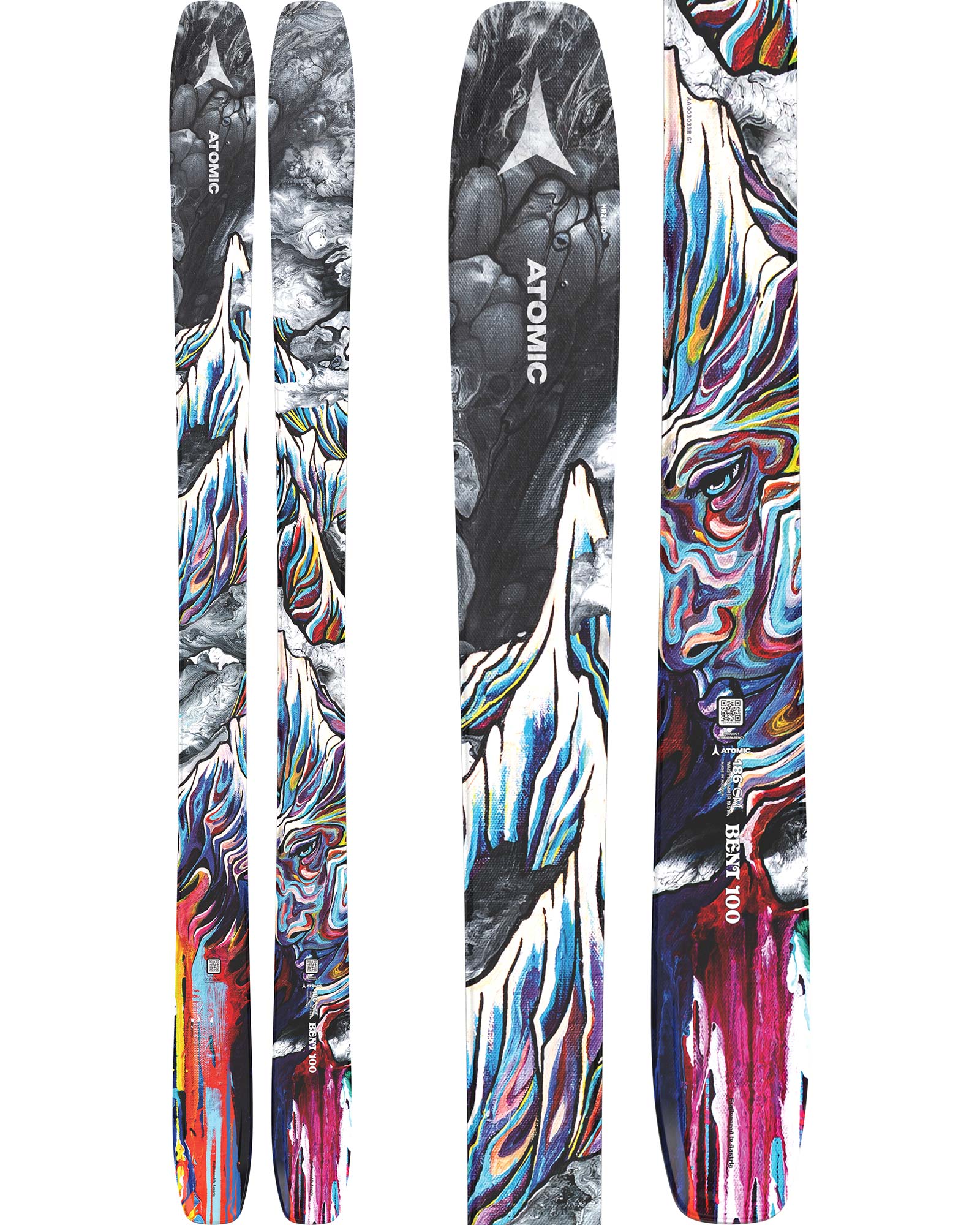 Atomic Bent 100 Skis 2024 0