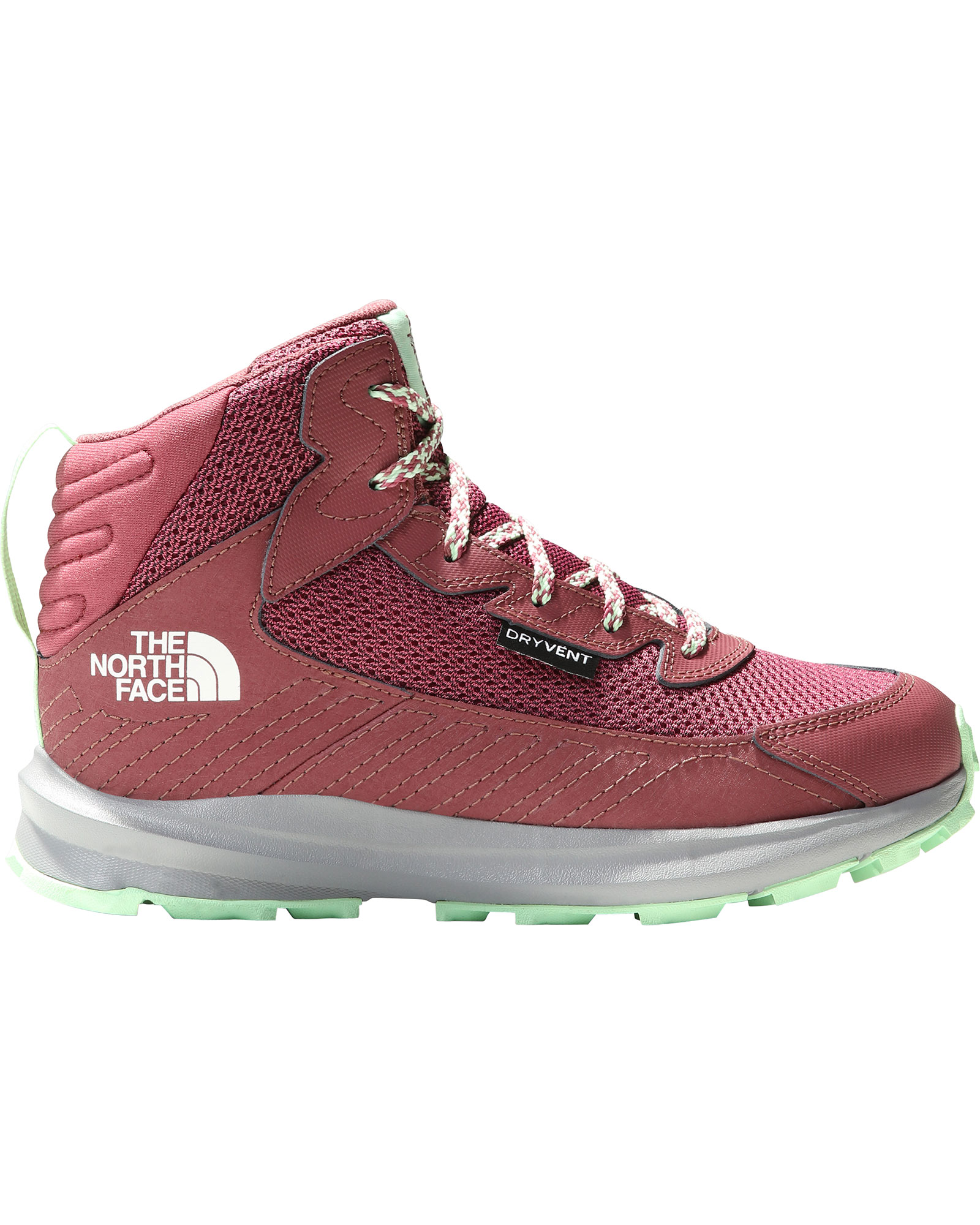 The North Face Youth Fastpack Hiker Mid Kids’ Waterproof Boots - Red Violet/Wild Ginger UK 13 INF