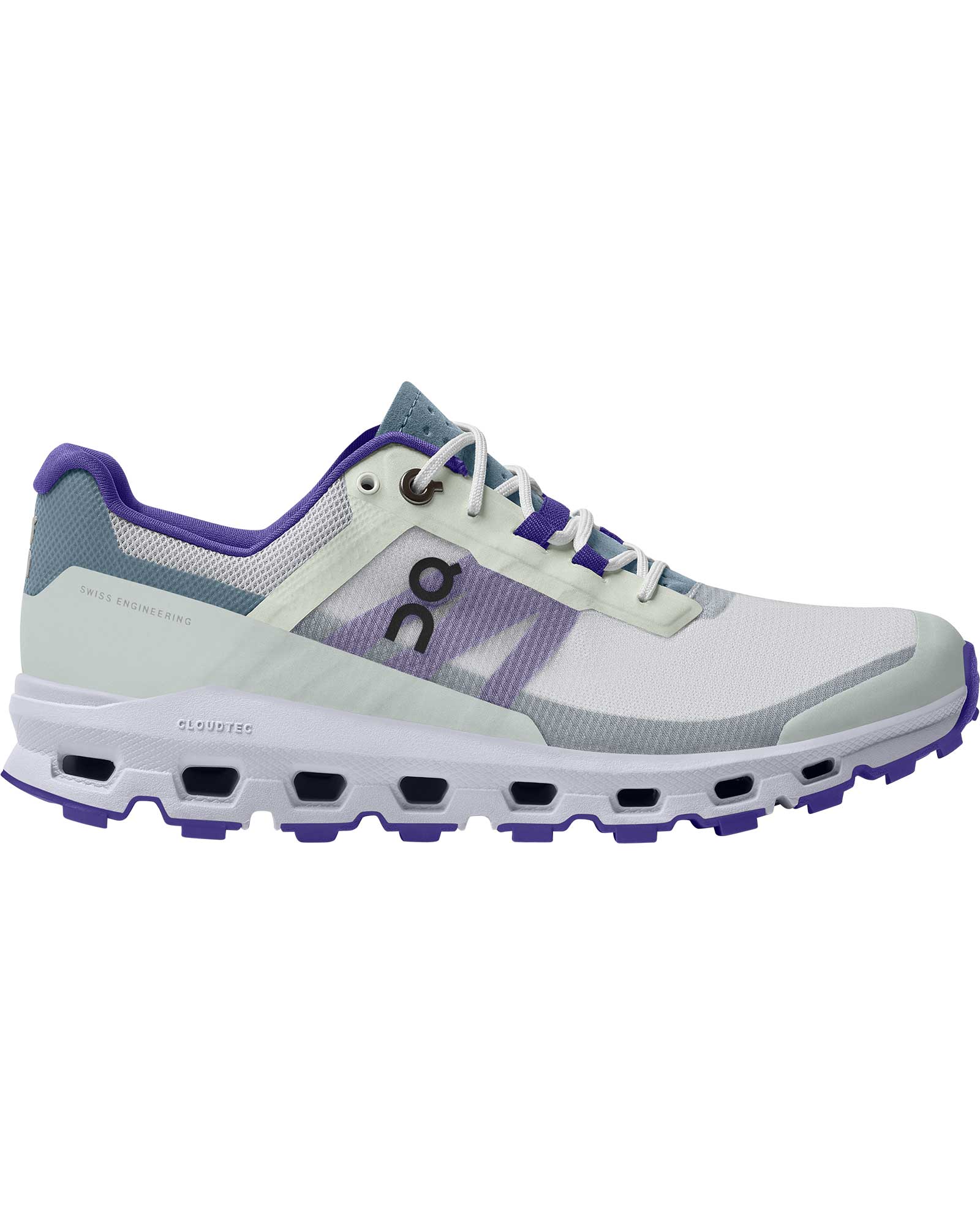 On Cloudvista Women’s Trail Shoes - Frost/Mineral UK 7
