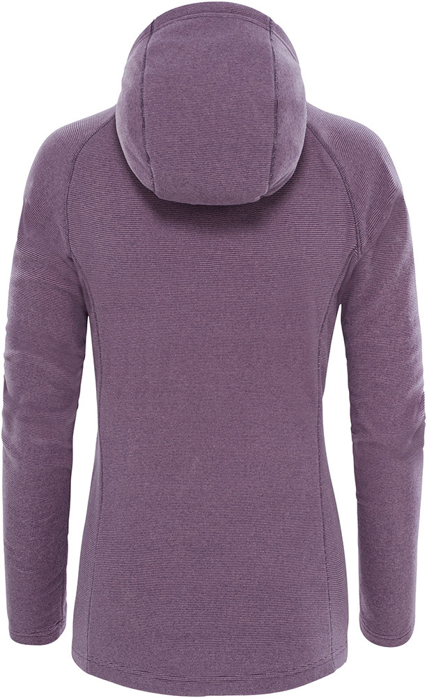 the north face women's mezzaluna full zip fleece hoodie