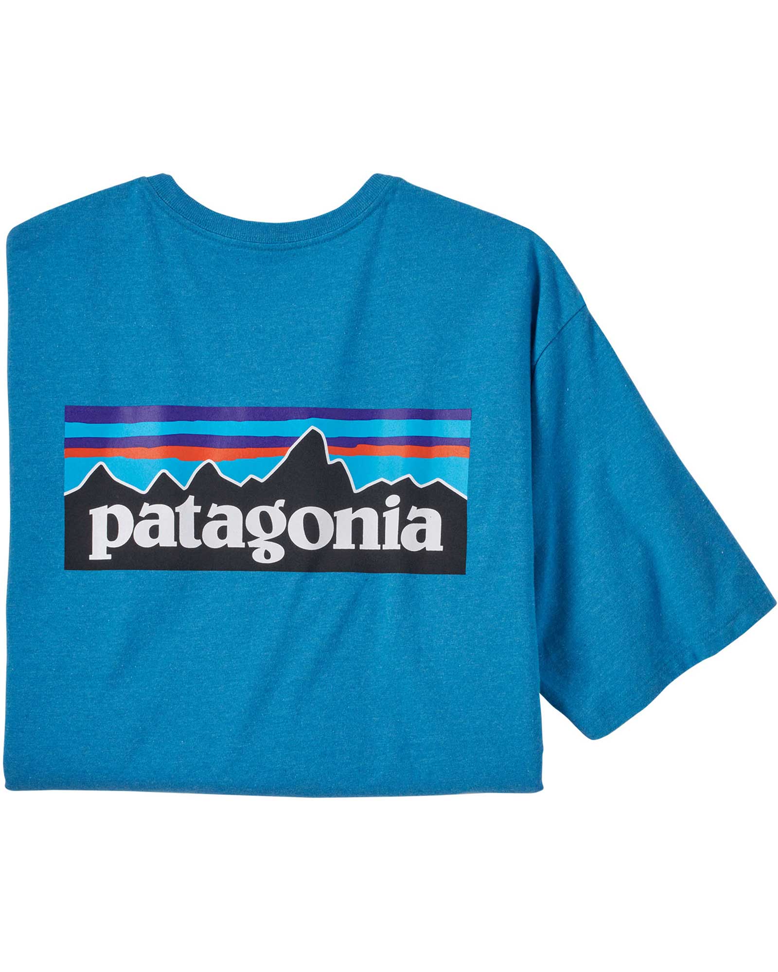 Patagonia P6 Logo Men’s Responsibili Tee - Anacapa Blue S
