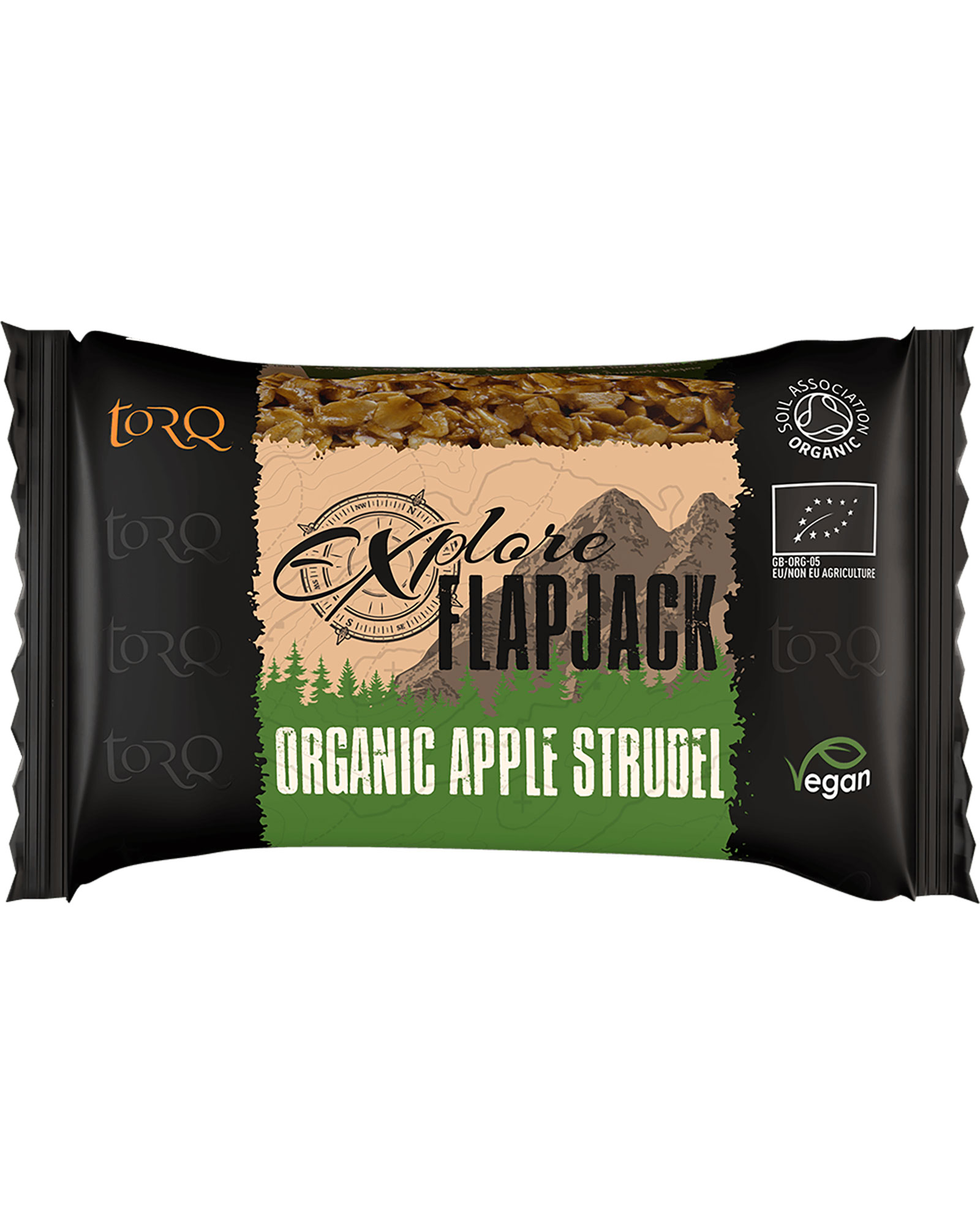 Torq Explore Flapjack Bar   Organic Apple Strudel