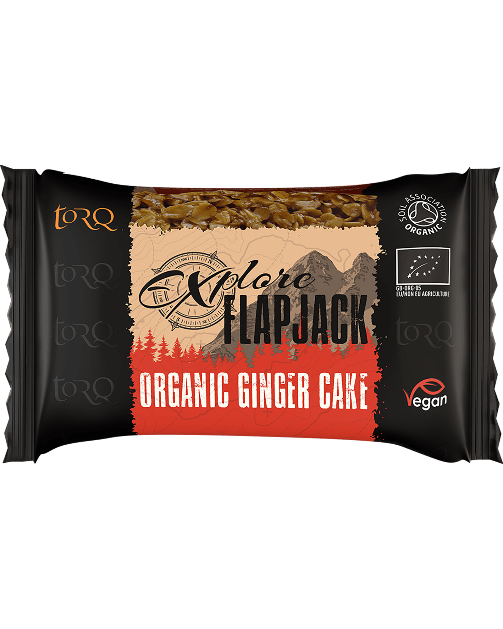 Torq Explore Flapjack Bar   Organic Ginger Cake