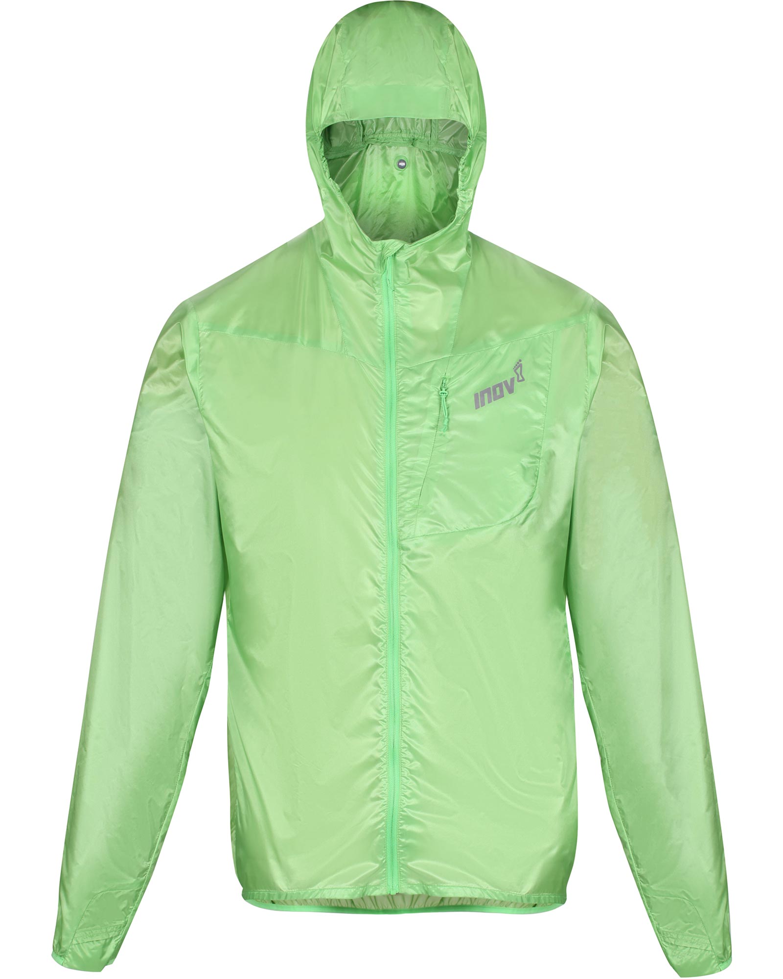 Inov 8 Men’s Full Zip Windshell Jacket - Green XL