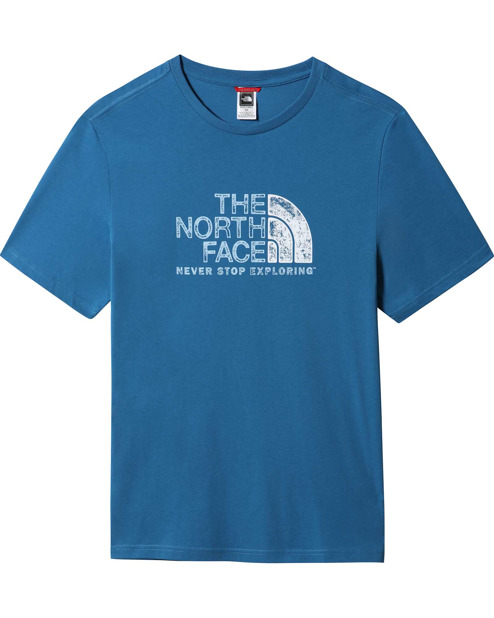 The North Face Rust Men’s T Shirt - Banff Blue S