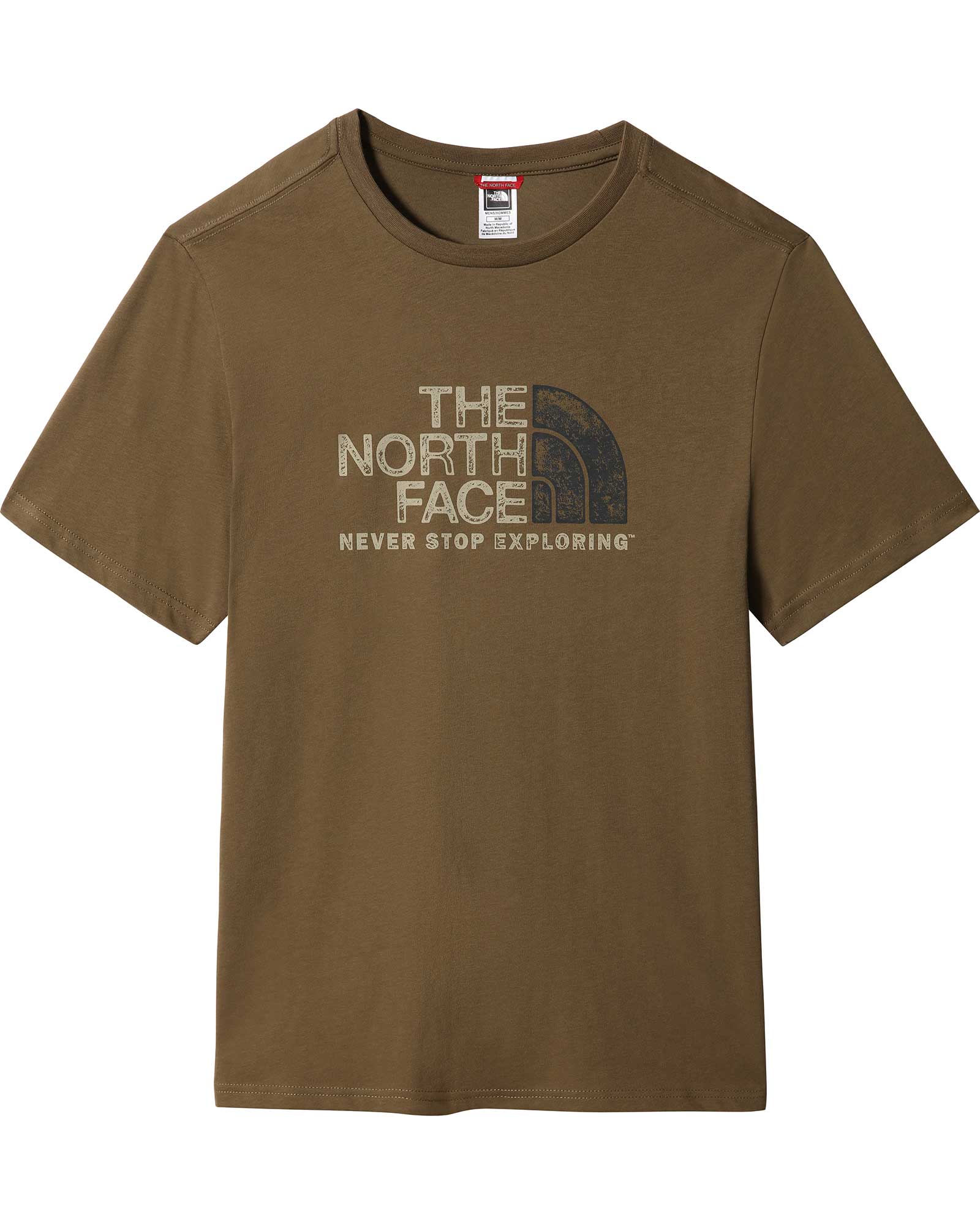 The North Face Rust Men’s T Shirt - Military Olive S