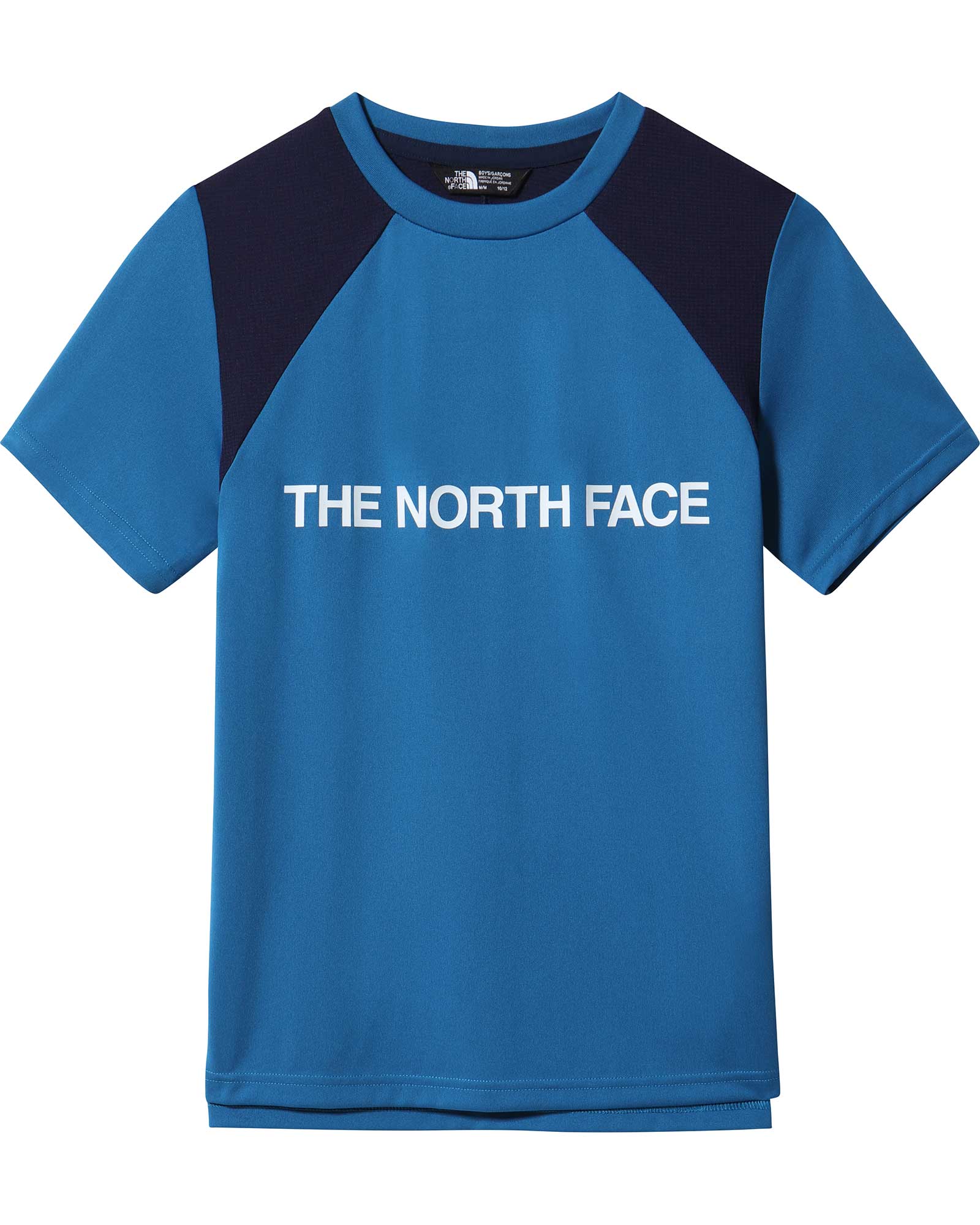 The North Face Never Stop Boys’ T Shirt - Banff Blue L
