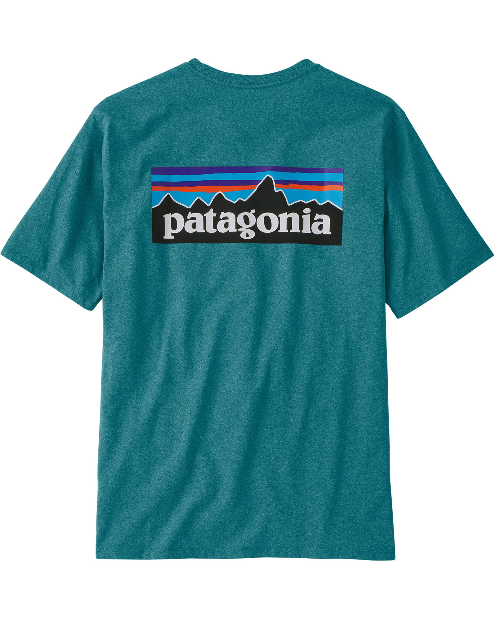 Patagonia P6 Logo Men’s Responsibili Tee - Belay Blue S
