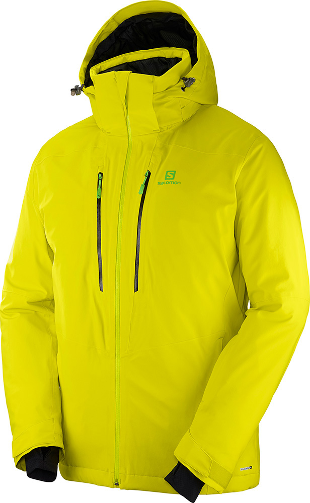 salomon orange ski jacket