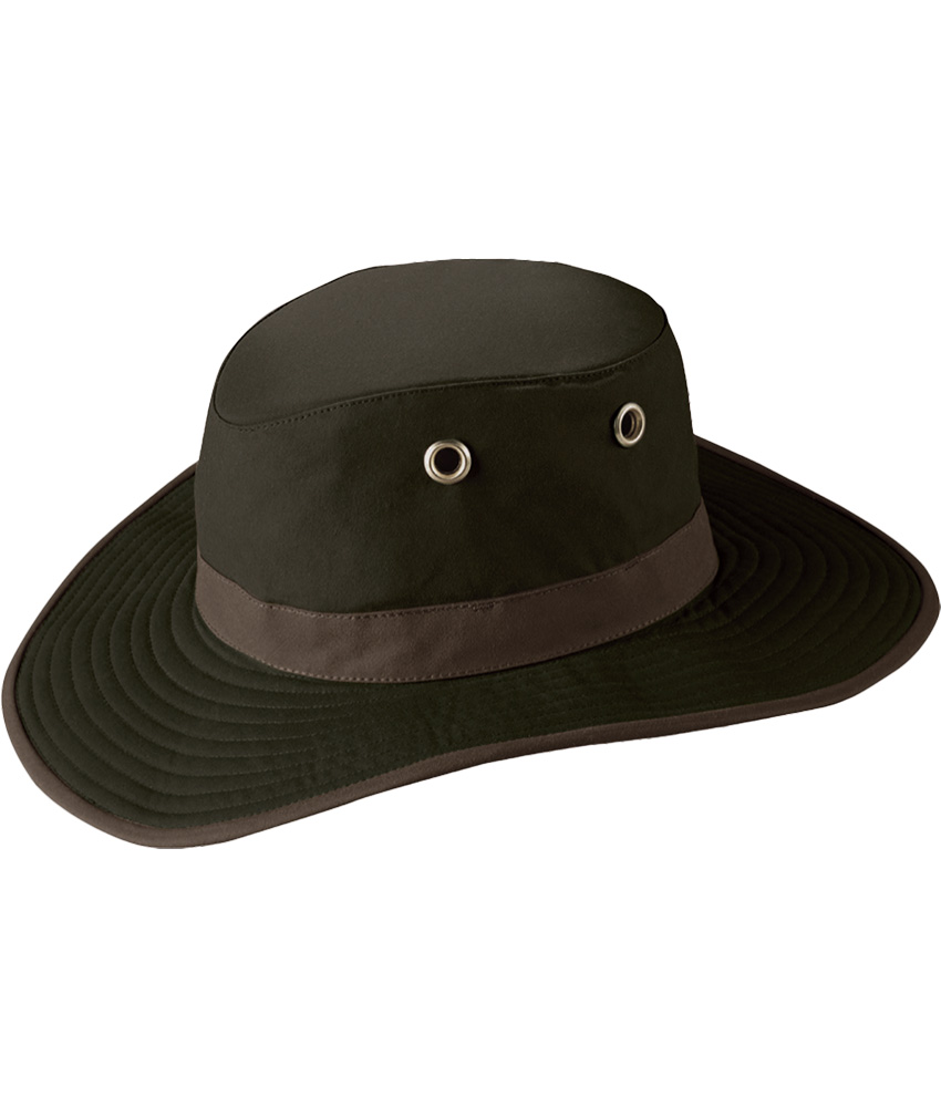 Tilley Outback Waxed Hat - Olive 7