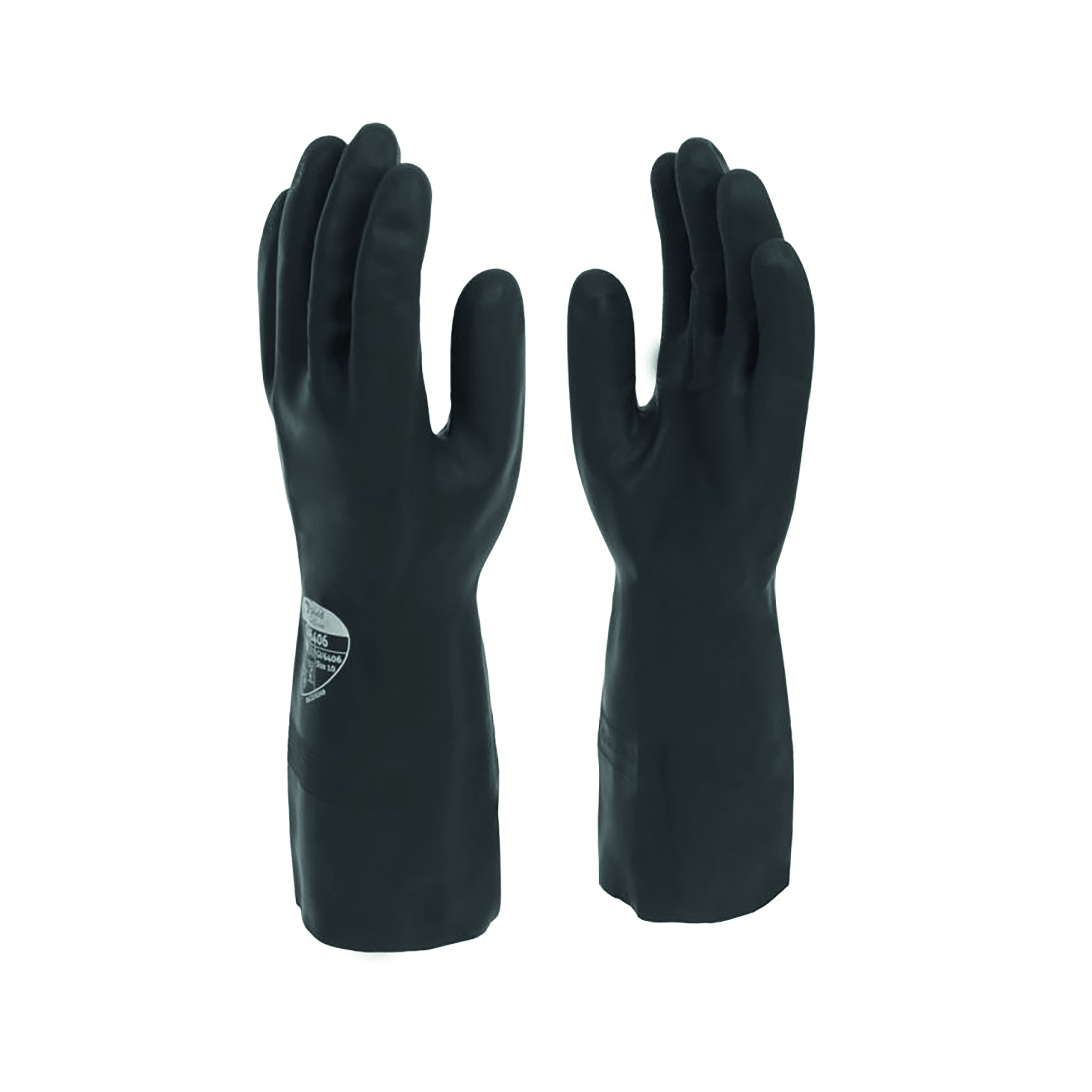 Shield+Industrial+Rubber+Gloves+Black+Size+9+GI%2F6406