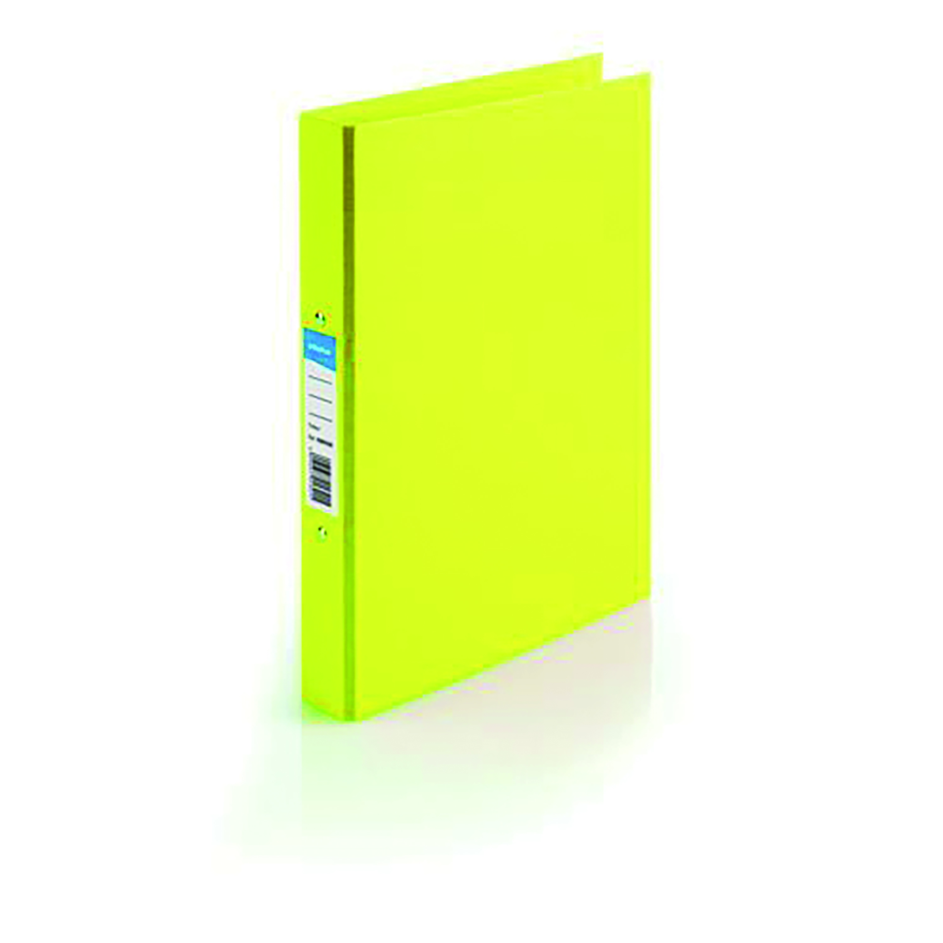 Initiative+Polypropylene+Coated+Board+2+Ring+Binder+25mm+Capacity+A4+Yellow+%2810+Pack%29