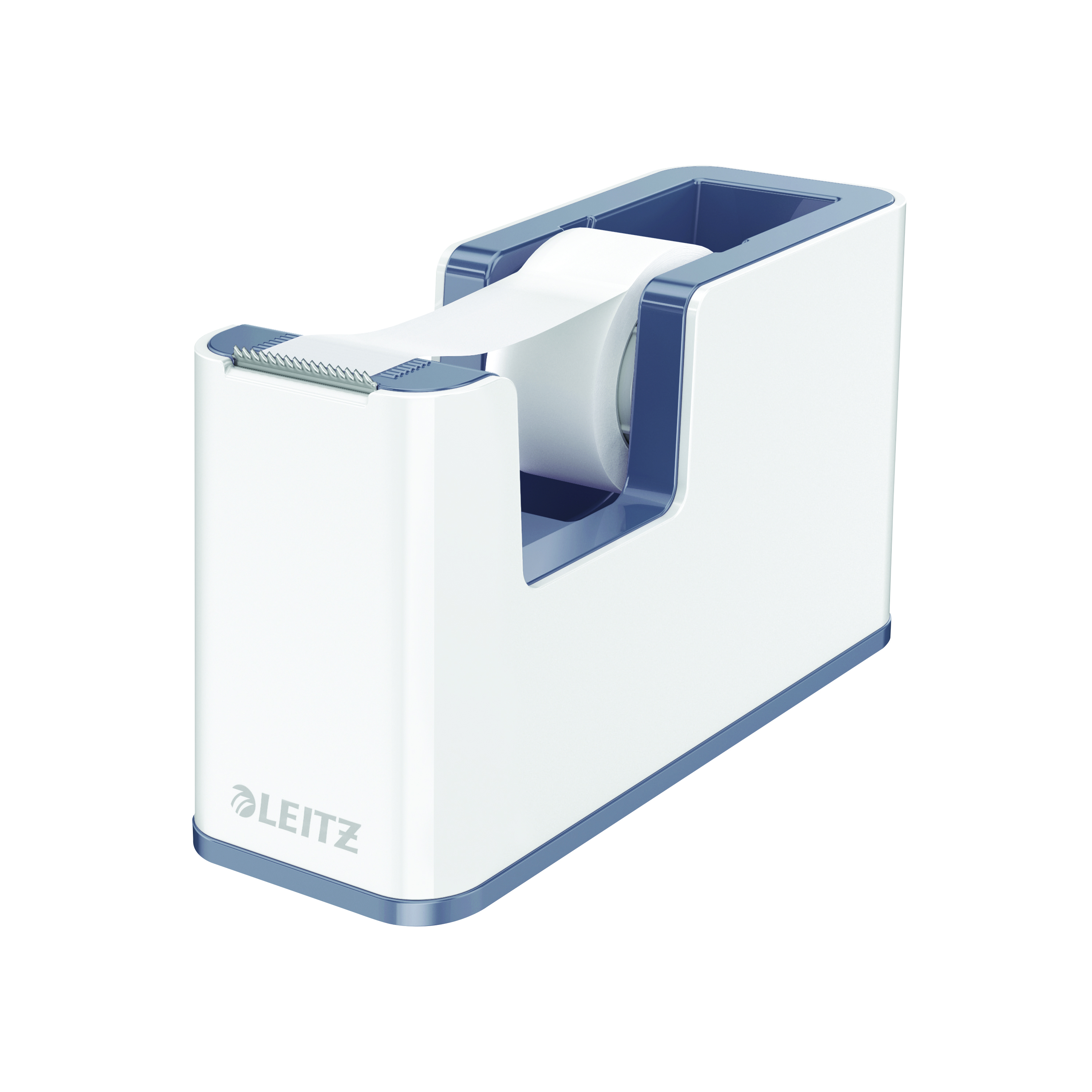 Leitz+WOW+Tape+Dispenser+White%2FGrey+53641001