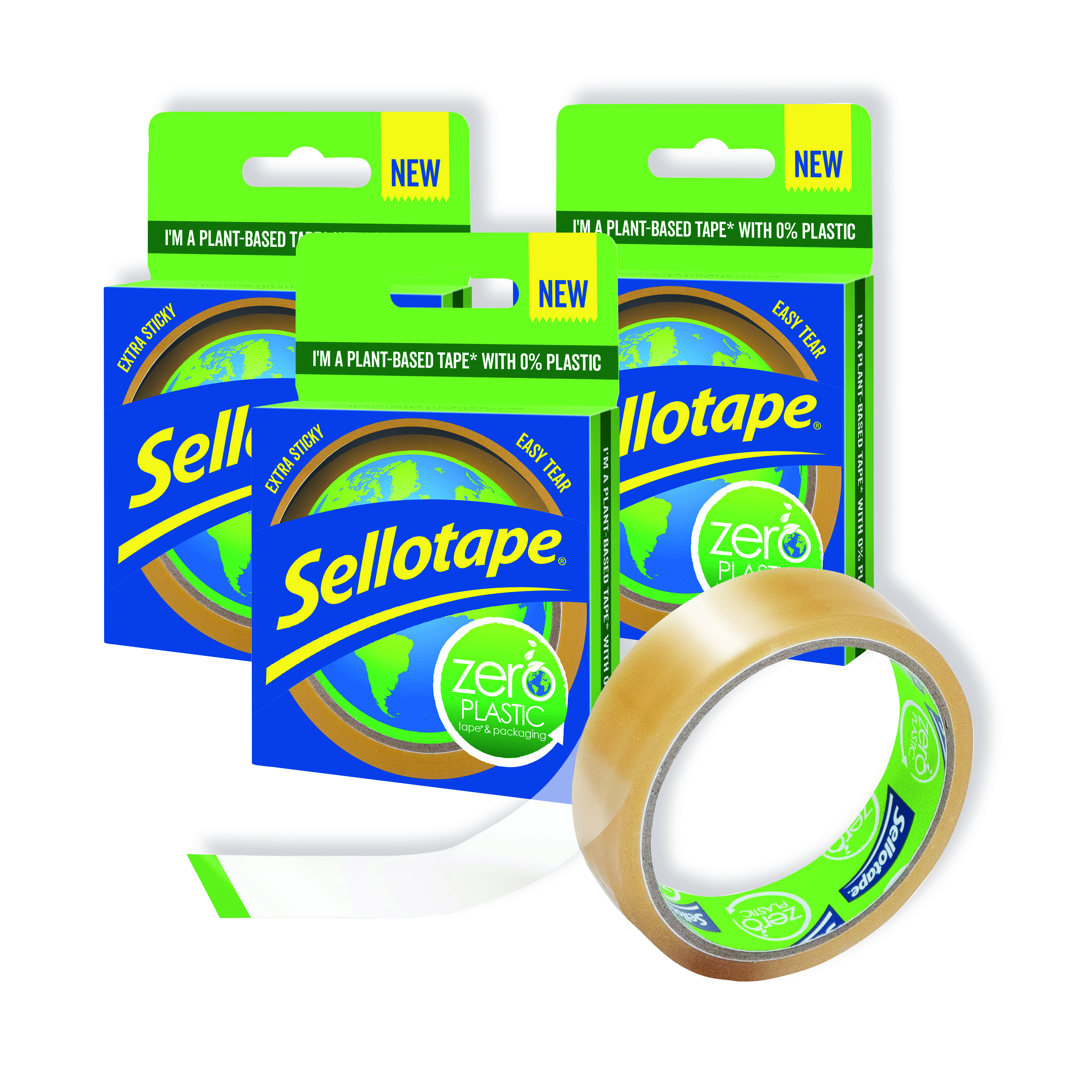 Sellotape+Zero+Plastic+24mmx30m+3+For+2