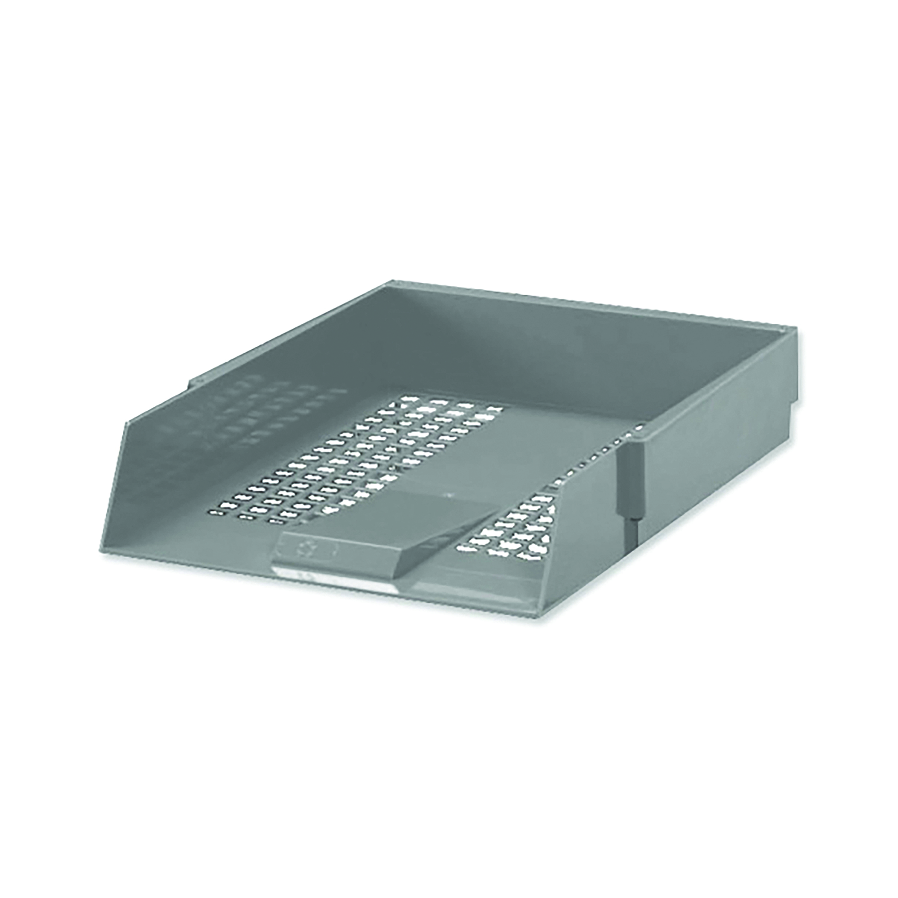 5+Star+Letter+Tray+High-impact+Polystyrene+Foolscap+Grey+295837