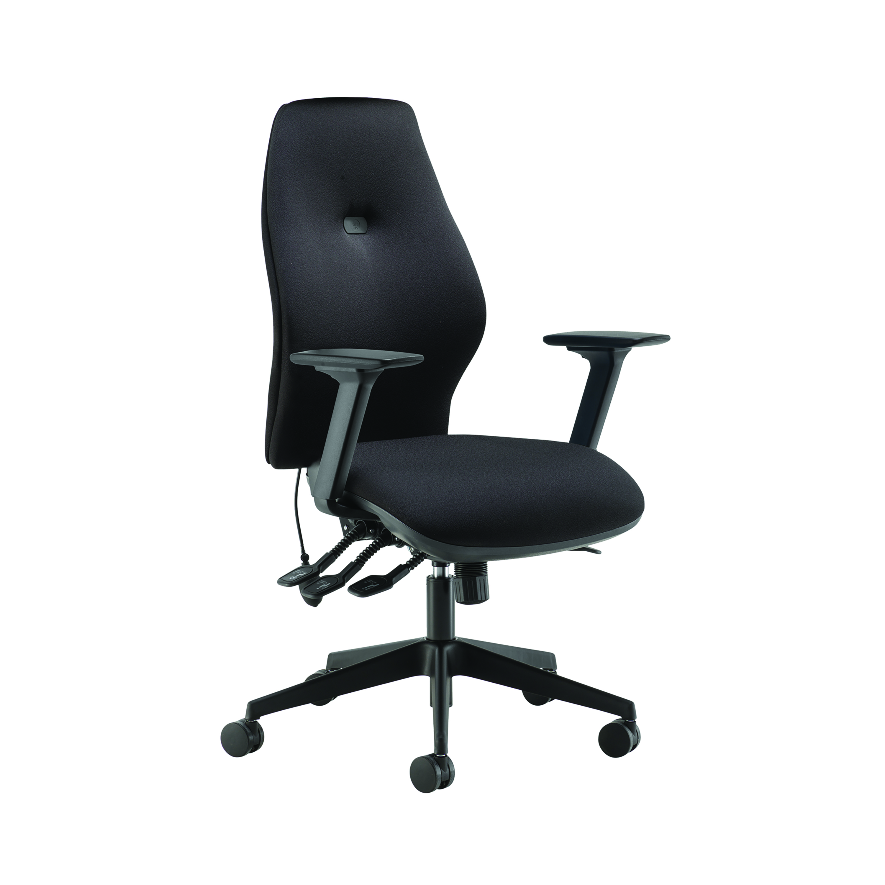 Cappela+Leo+Deluxe+High+Back+Posture+Chair+Black+KF81983