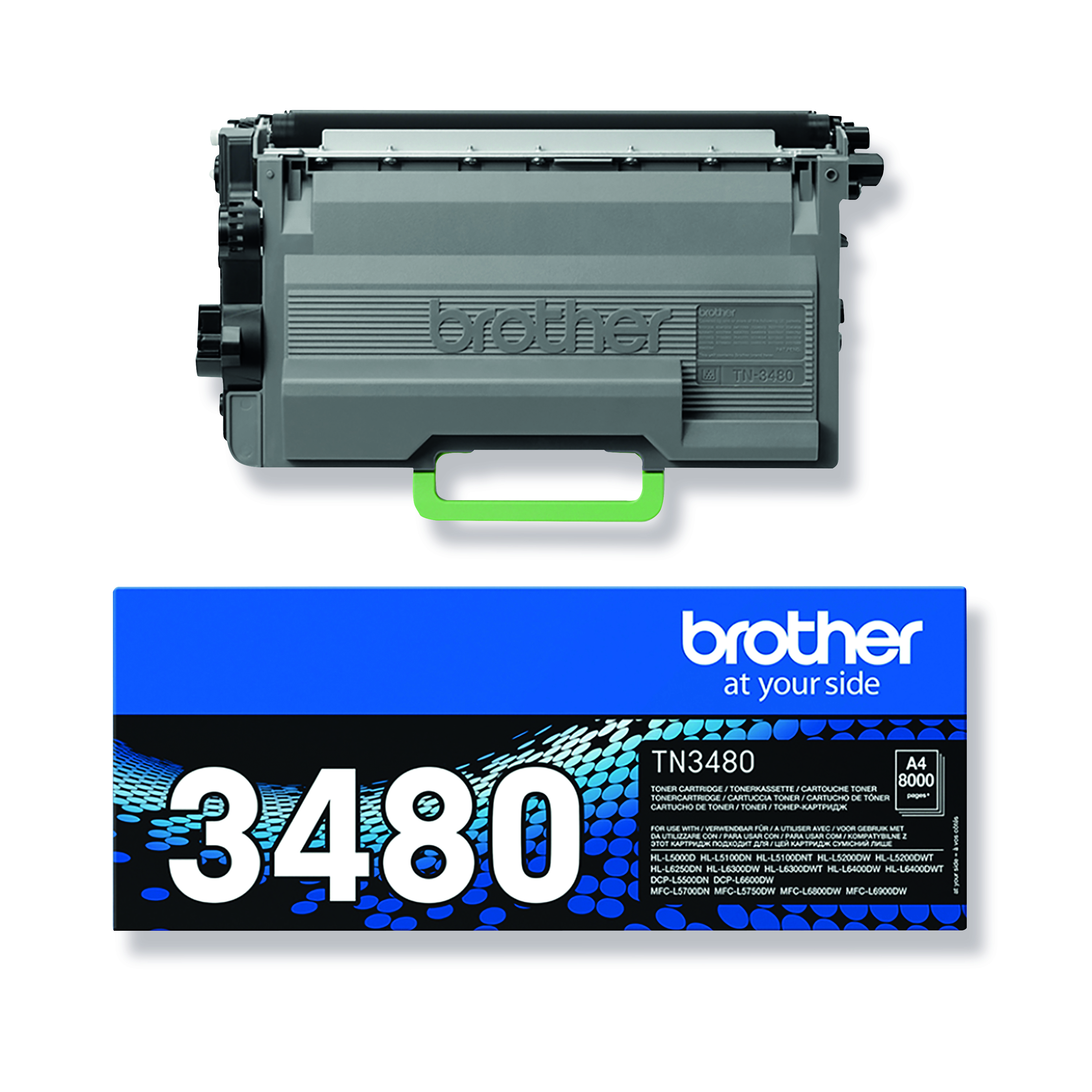 Brother+TN-3480+Toner+Cartridge+High+Yield+Black+TN3480