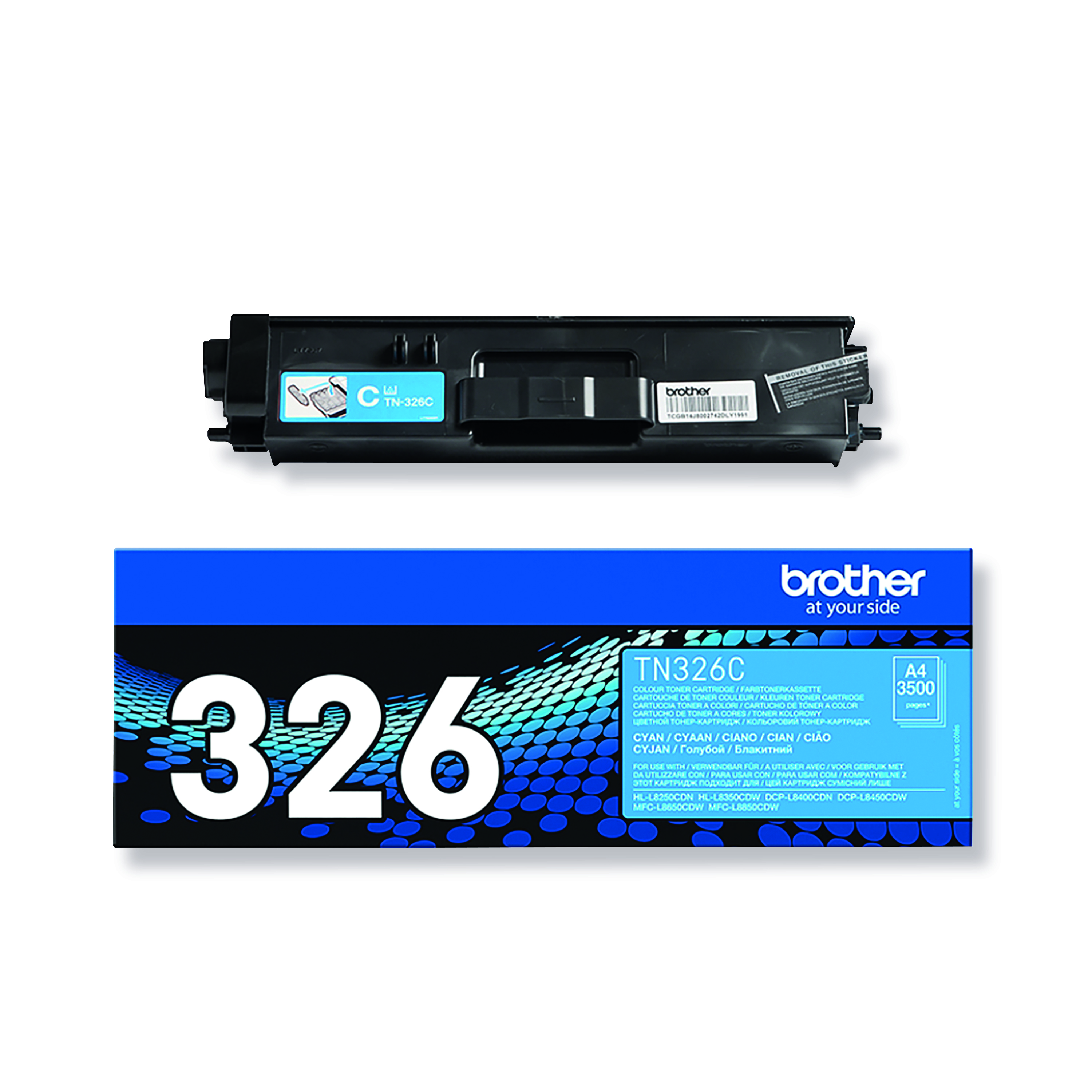 Brother+TN-326C+Toner+Cartridge+High+Yield+Cyan+TN326C