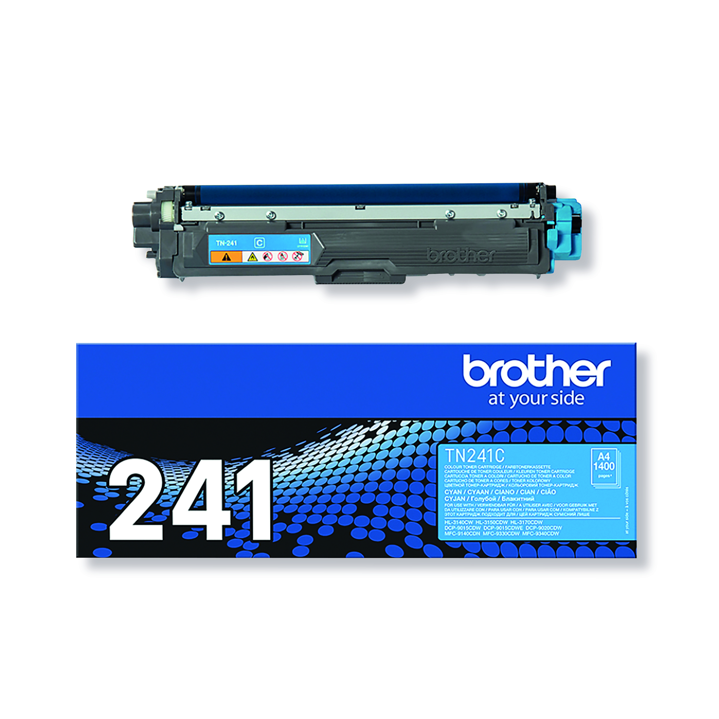 Brother+TN-241C+Toner+Cartridge+Cyan+TN241C