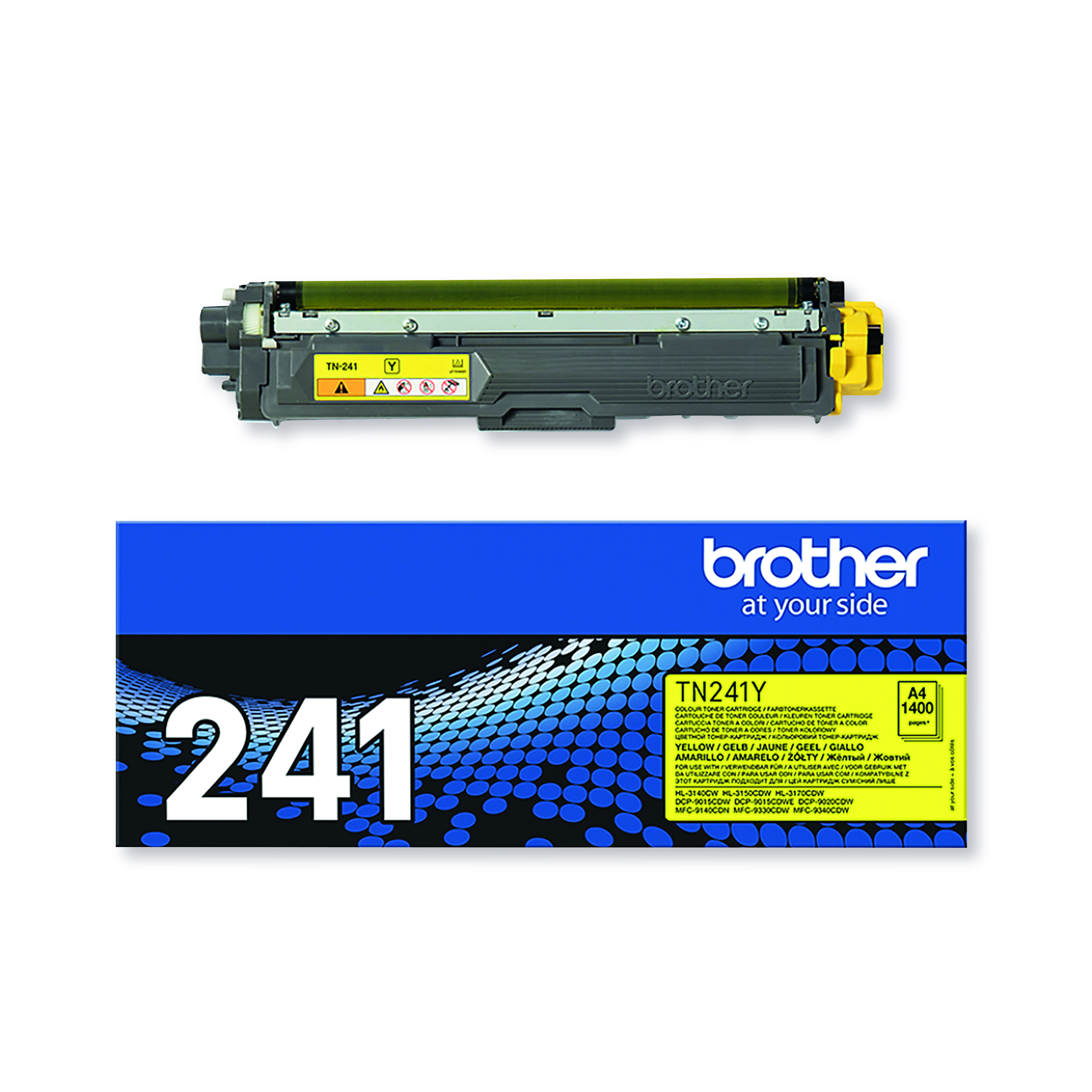 Brother+TN-241Y+Toner+Cartridge+Yellow+TN241Y