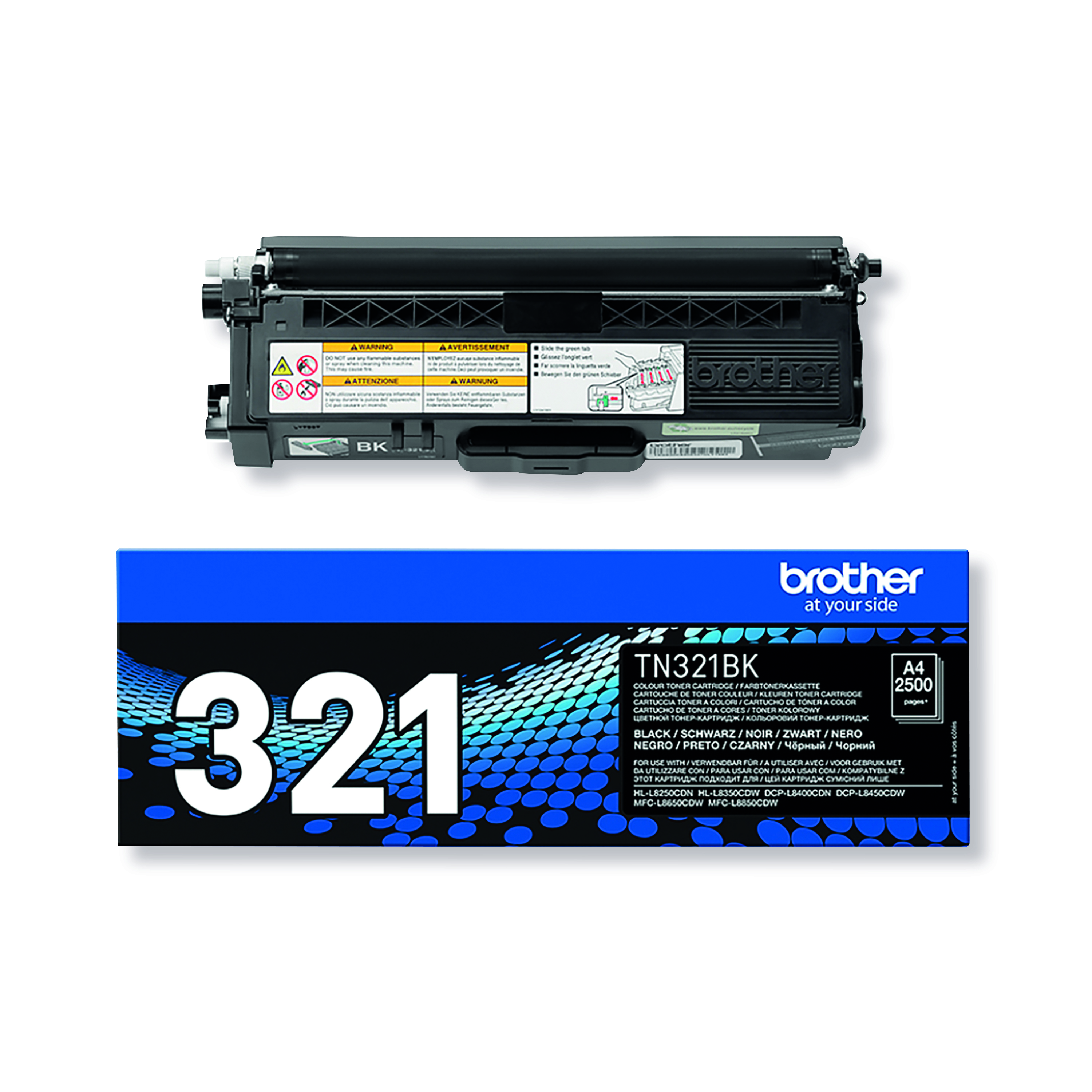Brother+TN-321BK+Toner+Cartridge+Black+TN321BK