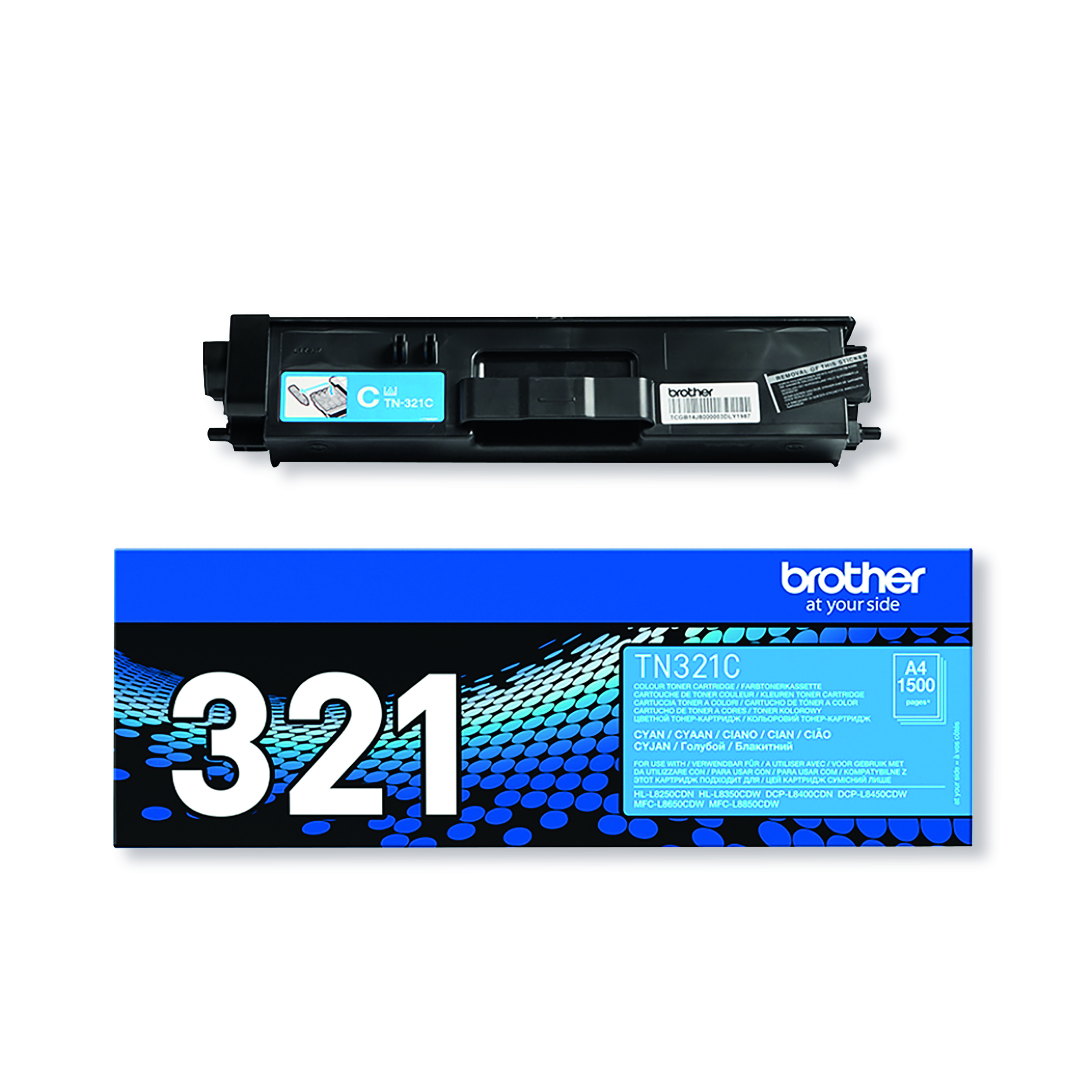 Brother+TN-321C+Toner+Cartridge+Cyan+TN321C