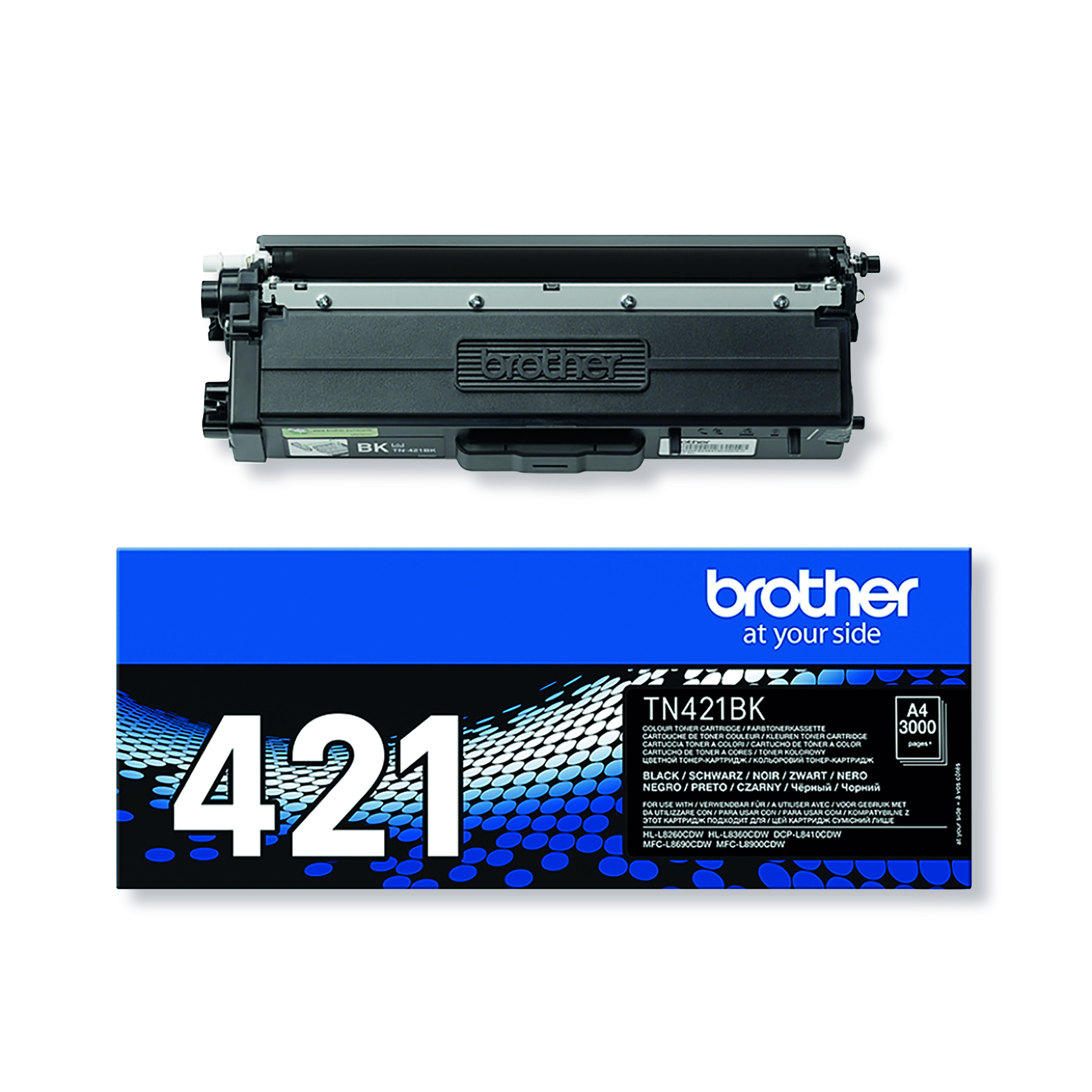 Brother+TN-421BK+Toner+Cartridge+Black+TN421BK