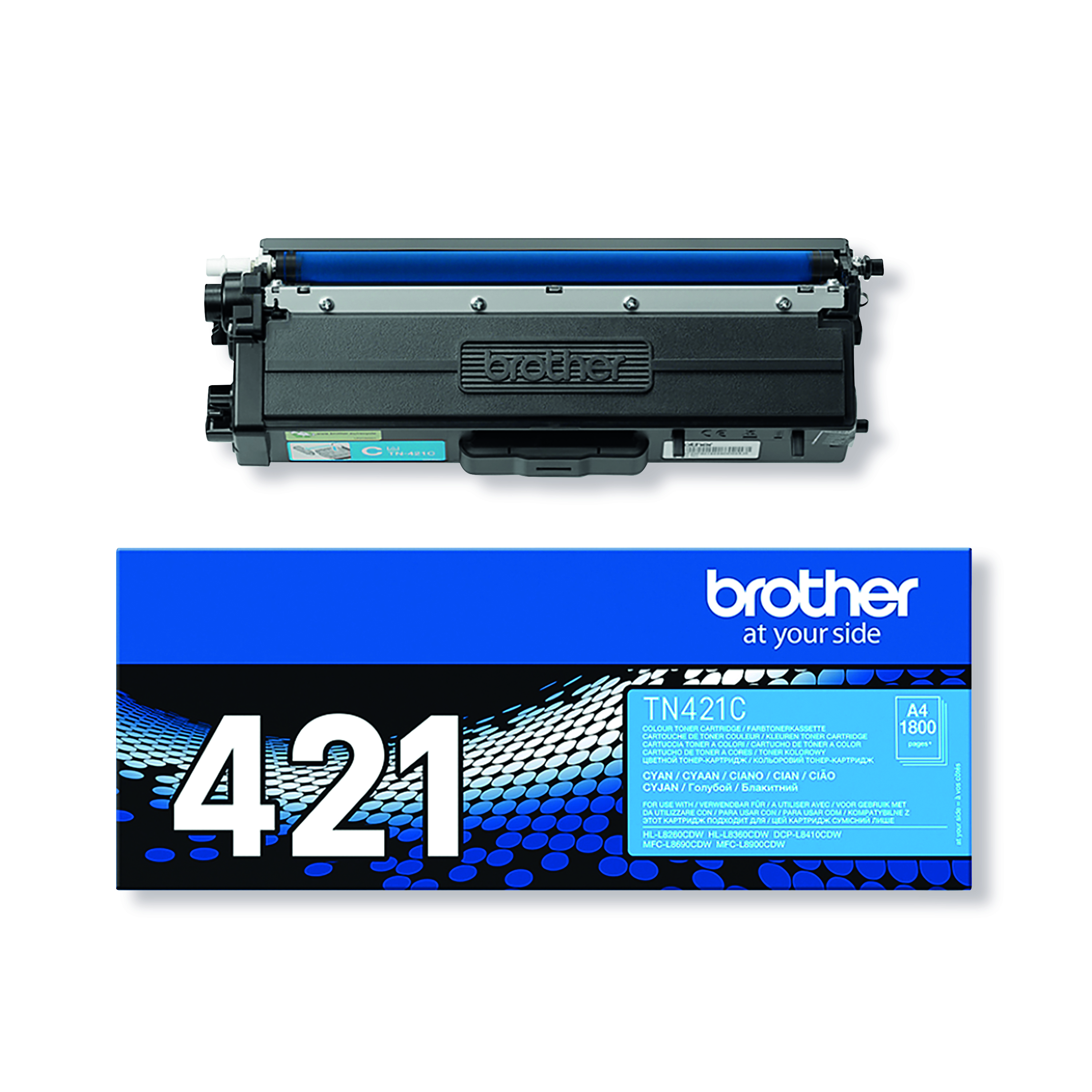 Brother+TN-421C+Toner+Cartridge+Cyan+TN421C