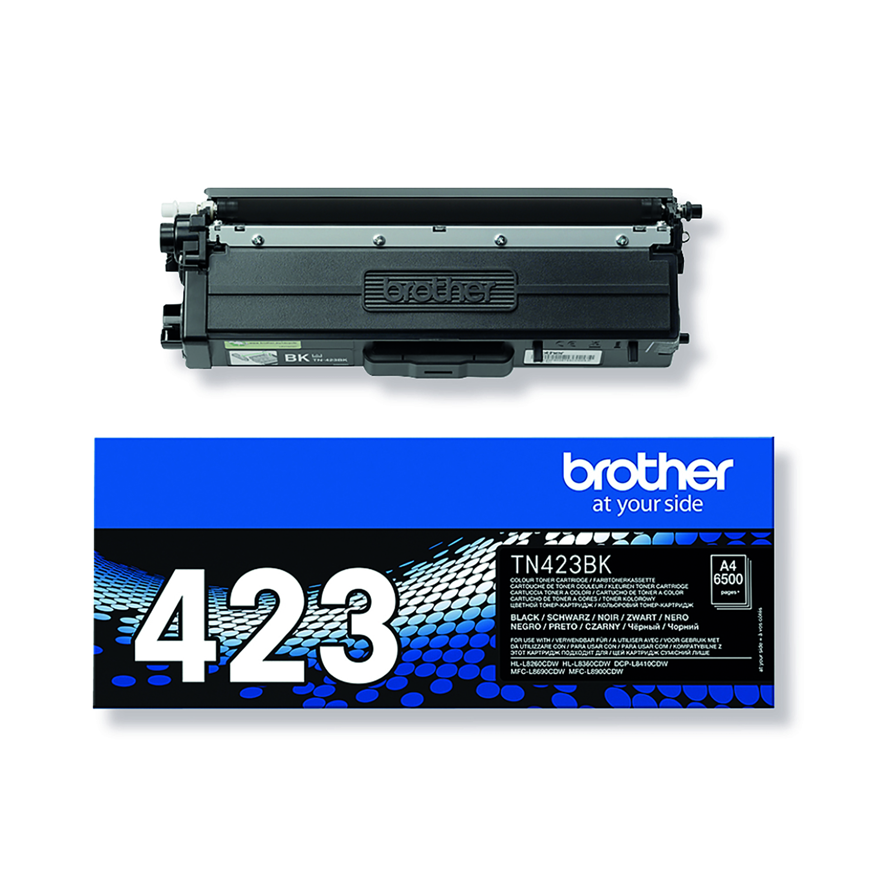Brother+TN-423BK+Toner+Cartridge+High+Yield+Black+TN423BK