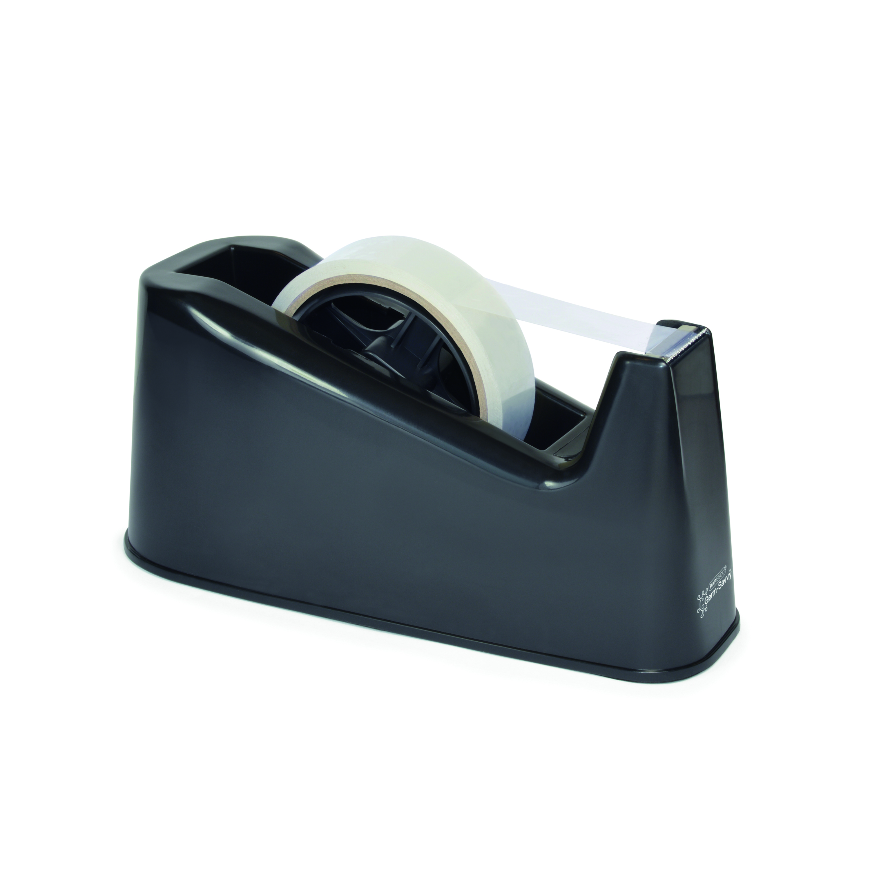 Rapesco+Germ-Savvy+500+Tape+Dispenser+Heavy+Duty+Black+RPTD500B