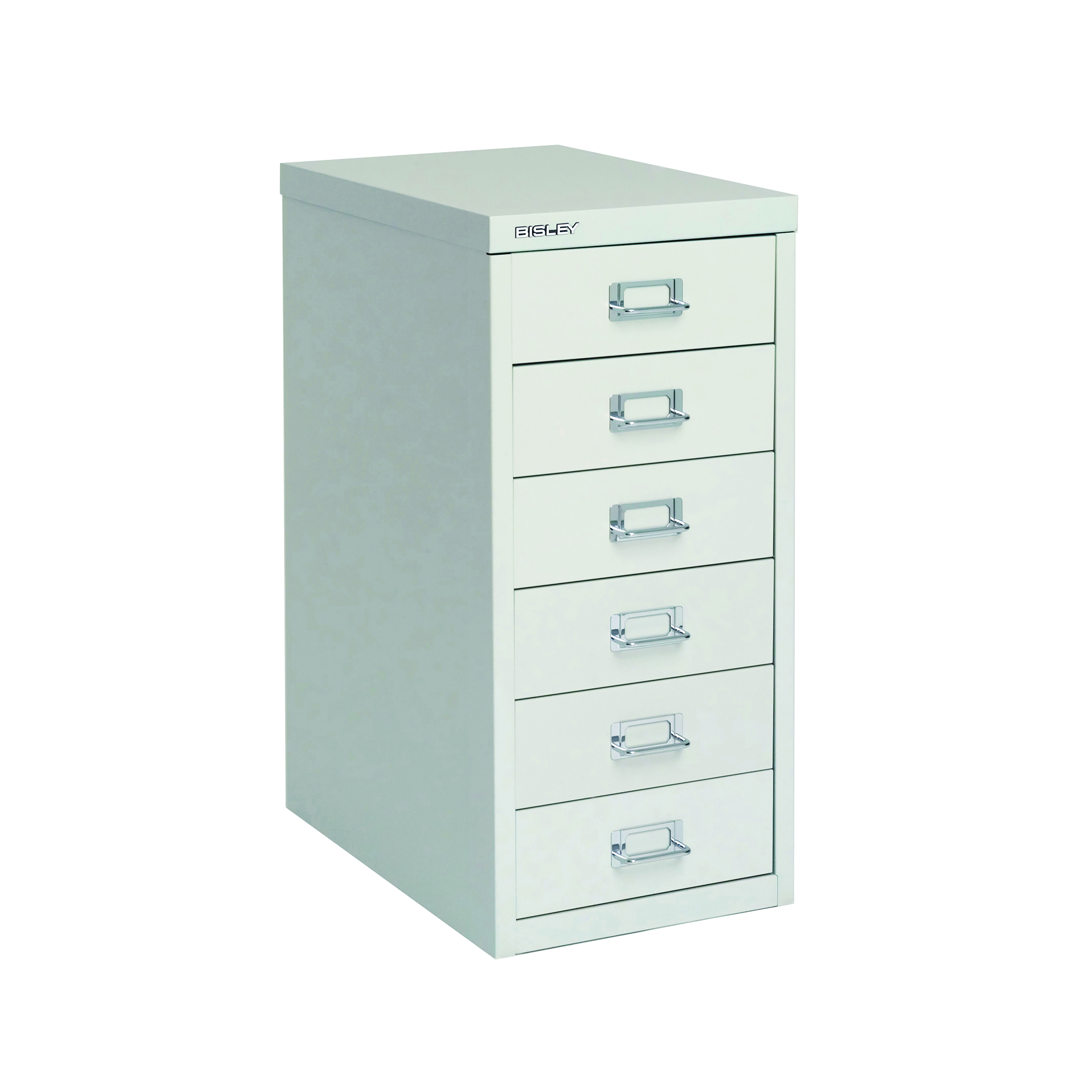 Bisley+6+Multidrawer+Cabinet+A4+298x400x610mm+Grey+H296NL-073