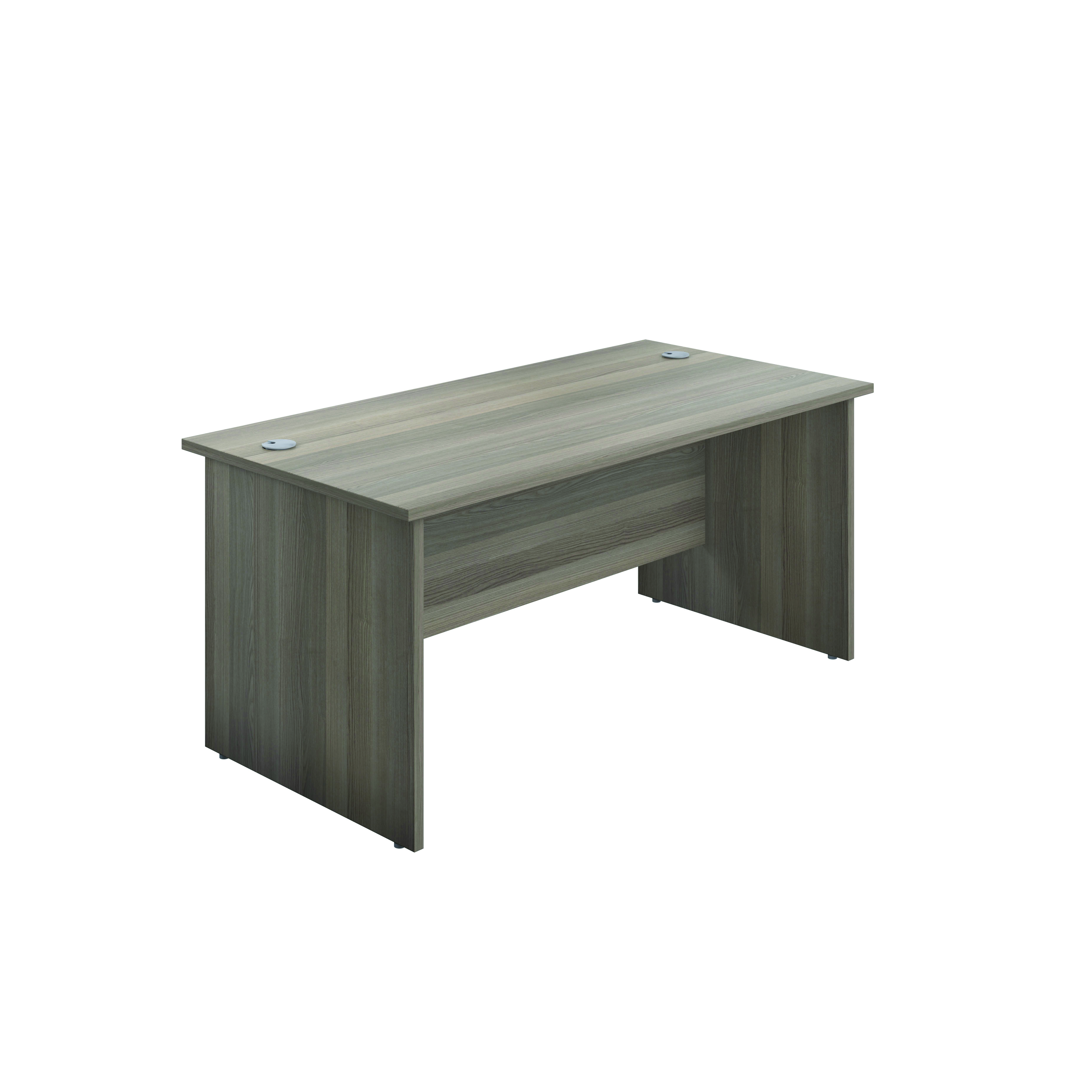 Jemini+Rectangular+Panel+End+Desk+1600x800x730mm+Grey+Oak+KF804475