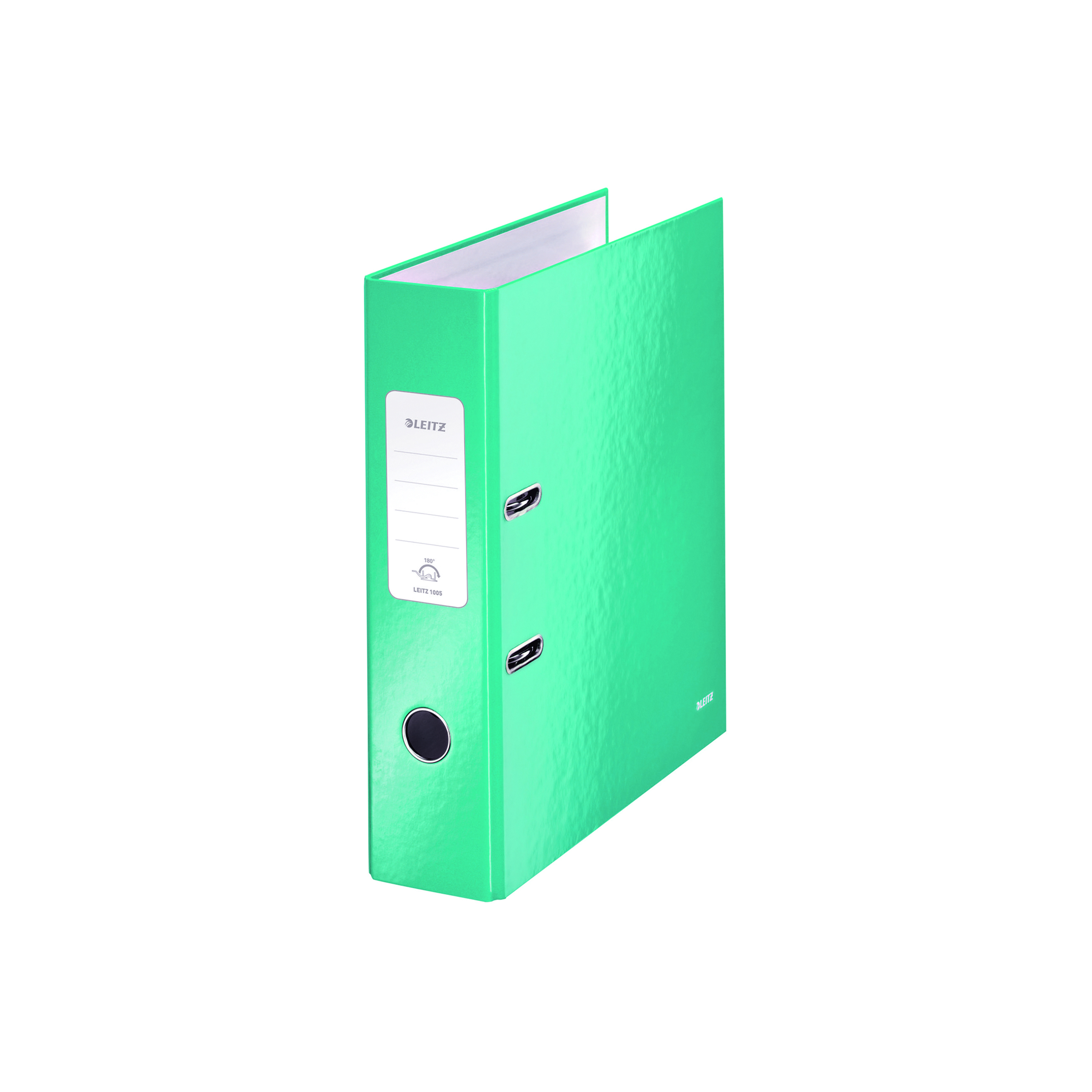 Leitz+Wow+180+Lever+Arch+File+80mm+A4+Ice+Blue+%28Pack+of+10%29+10050051