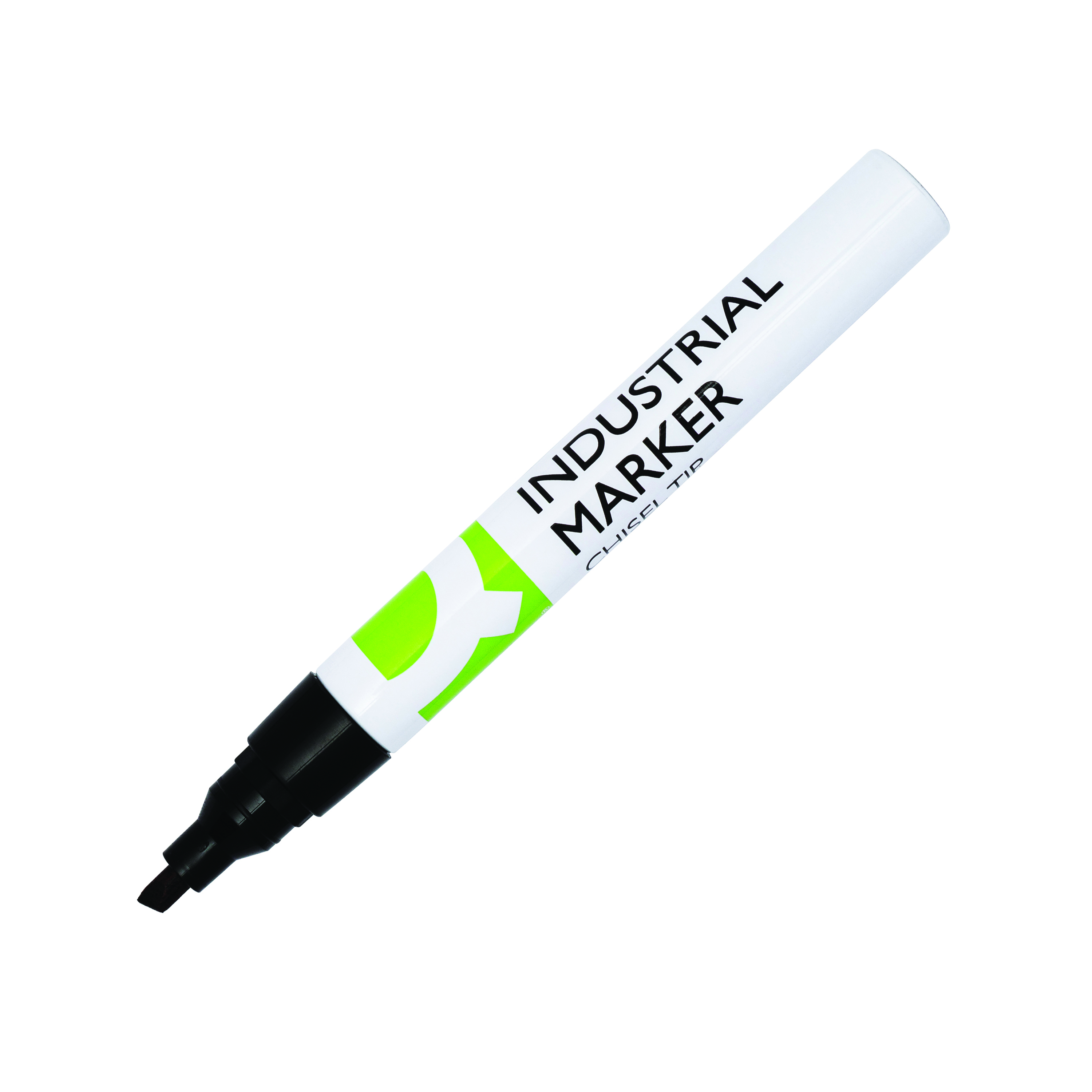 Q-Connect+Industrial+Marker+Chisel+Tip+Black+%28Pack+of+10%29