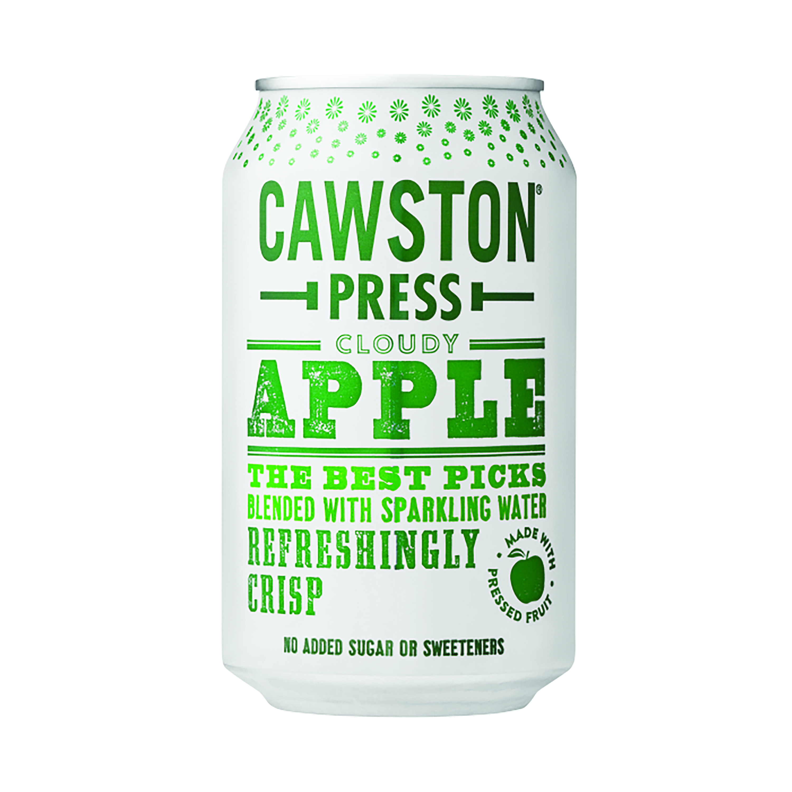 Cawston+Press+Sparkling+Cloudy+Apple+Soft+Drink+330ml+Can+%28Pack+of+24%29+CANS101
