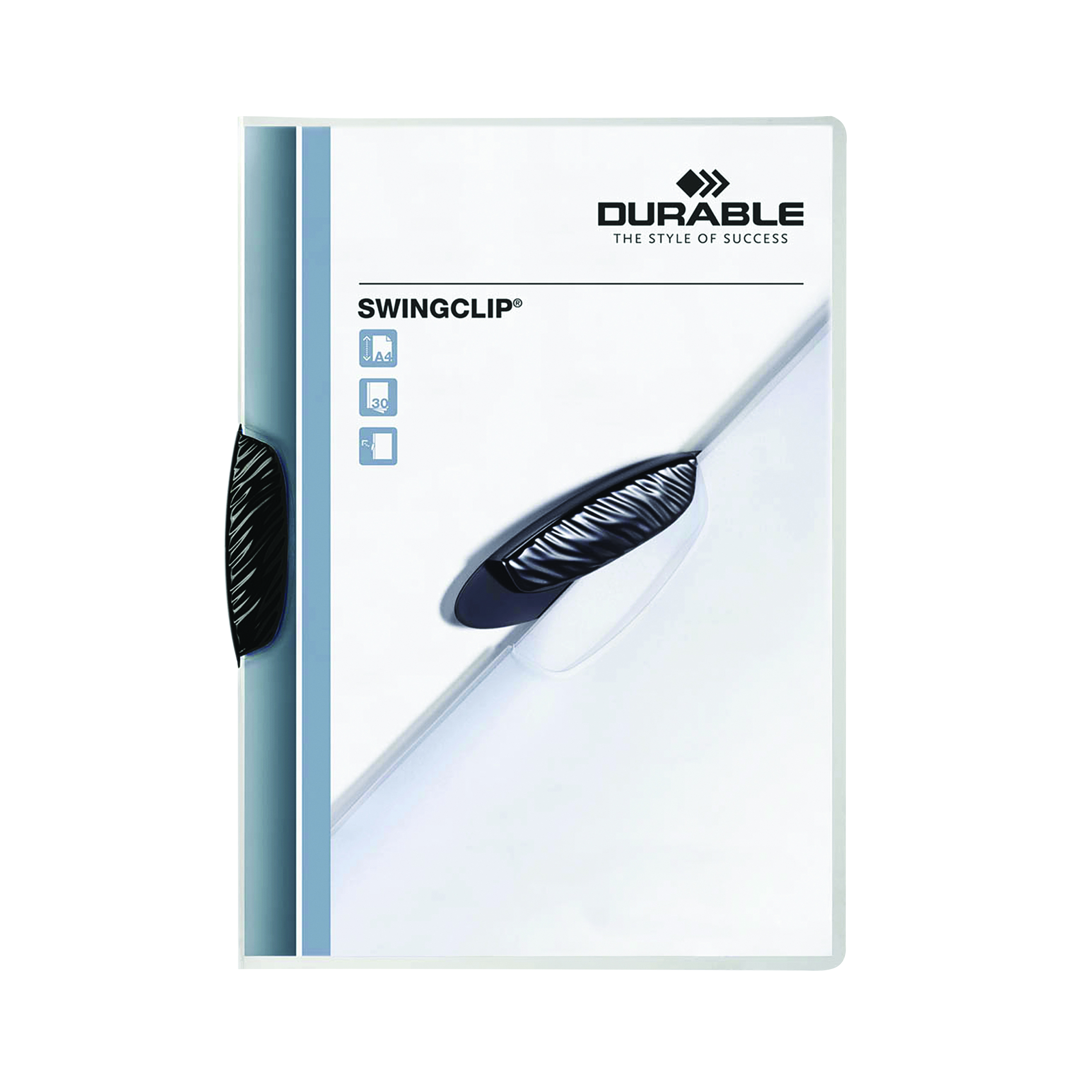 Durable+Clip+Folder+SWINGCLIP+30+A4+Transparent+%28Pack+of+25%29+2260%2F01