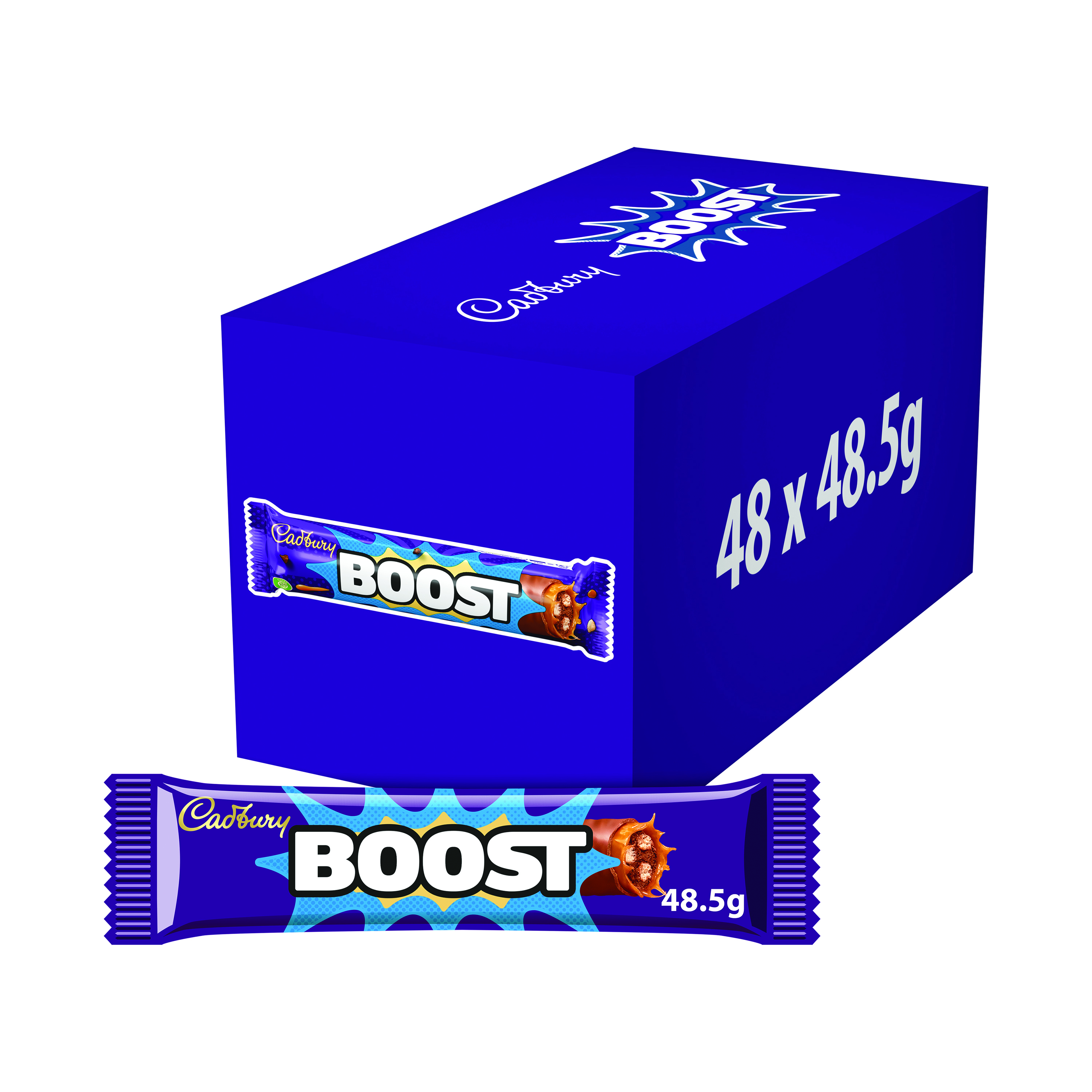 Cadbury+Boost+Chocolate+Bar+48.5g+%28Pack+of+48%29+100129