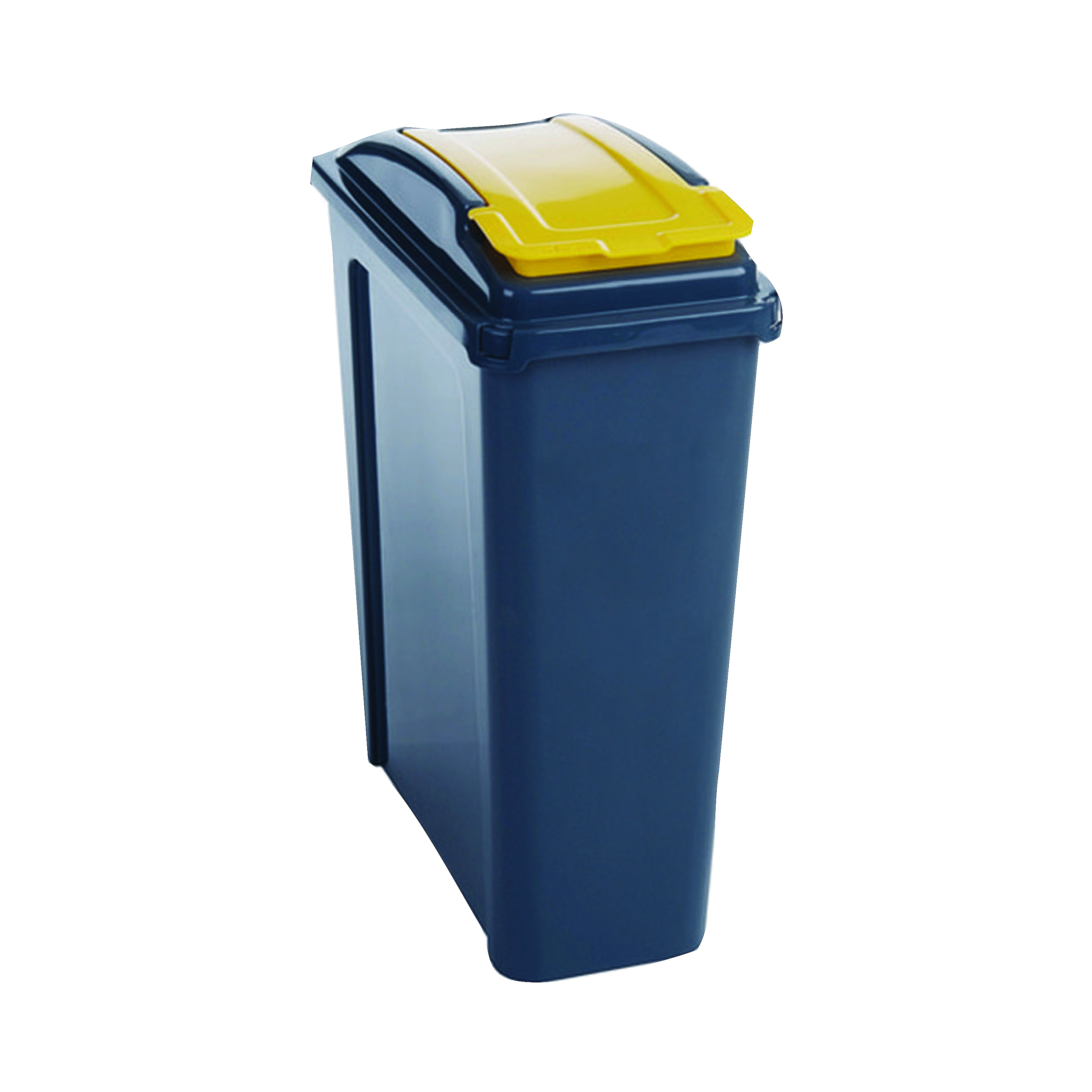 VFM+Recycling+Bin+With+Lid+25+Litre+Yellow+384283
