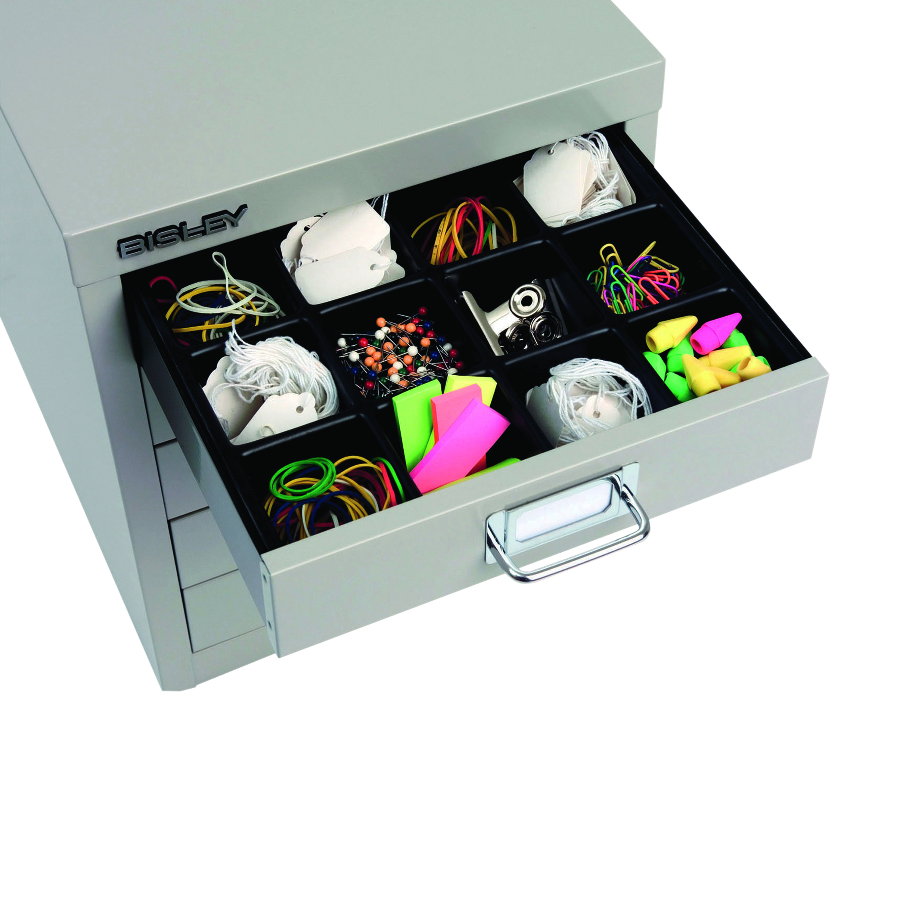 Bisley+Multidrawer+Insert+Tray+Plastic+16+Compartments+235x370x50mm+225P5