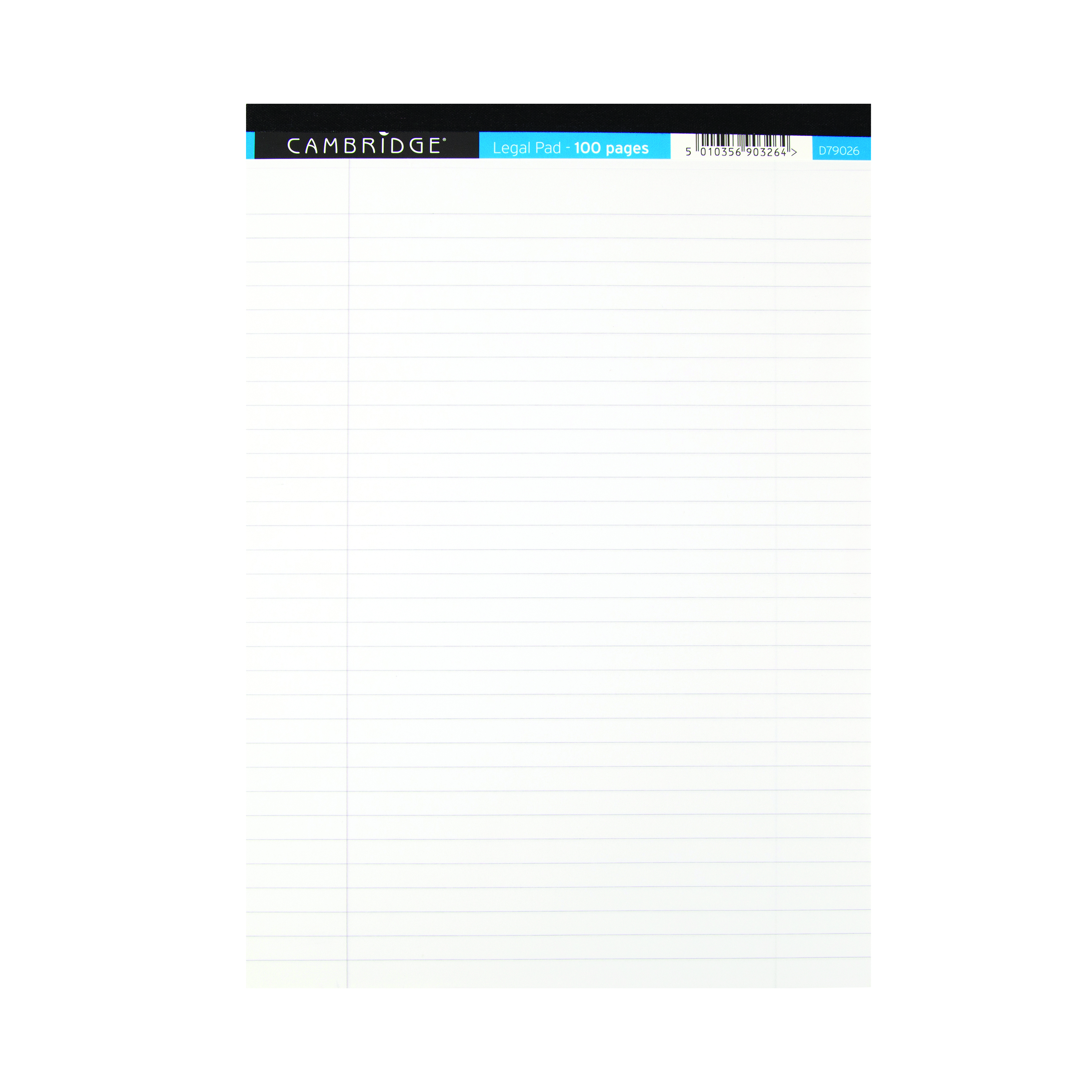 Cambridge+Legal+Pad+100P+70gsm+A4+White+%28Pack+of+10%29+100080159