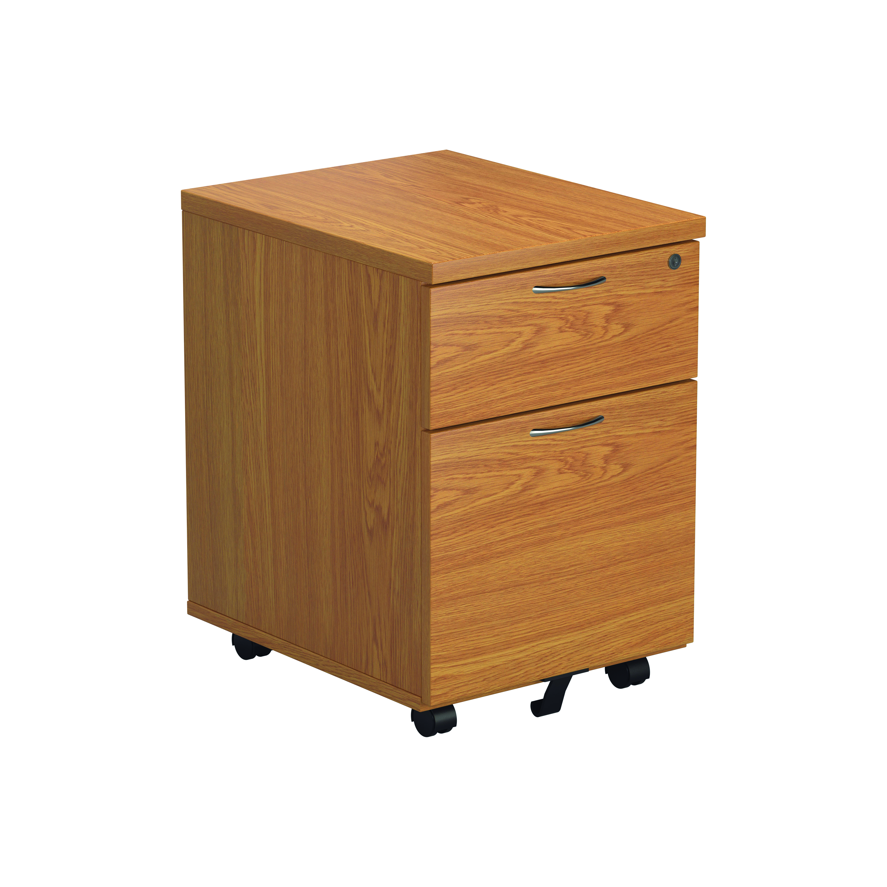First+2+Drawer+Mobile+Pedestal+404x500x595mm+Nova+Oak+KF79990