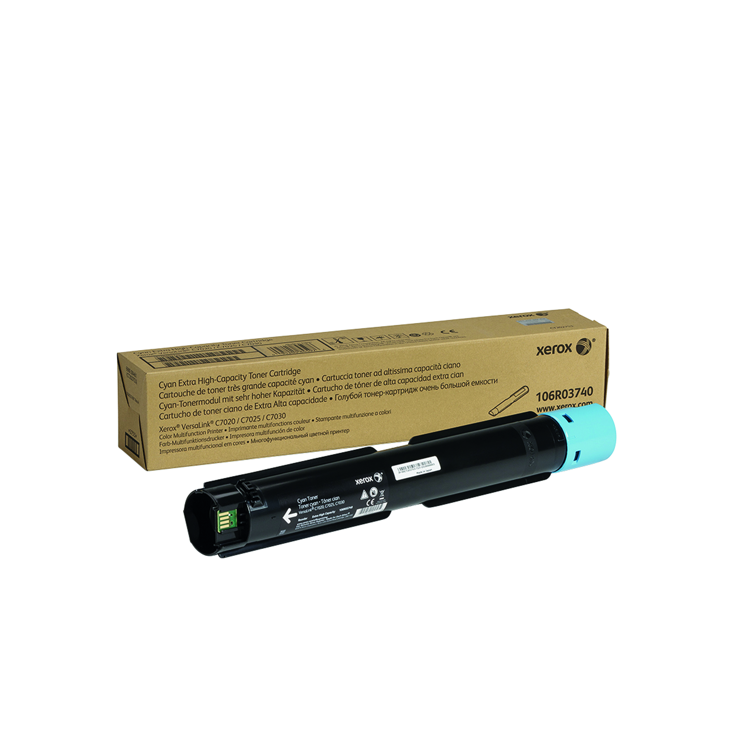 Xerox+VersaLink+C7020%2FC7025%2FC7030+Toner+Cartridge+Extra+High+Yield+Cyan+106R03740