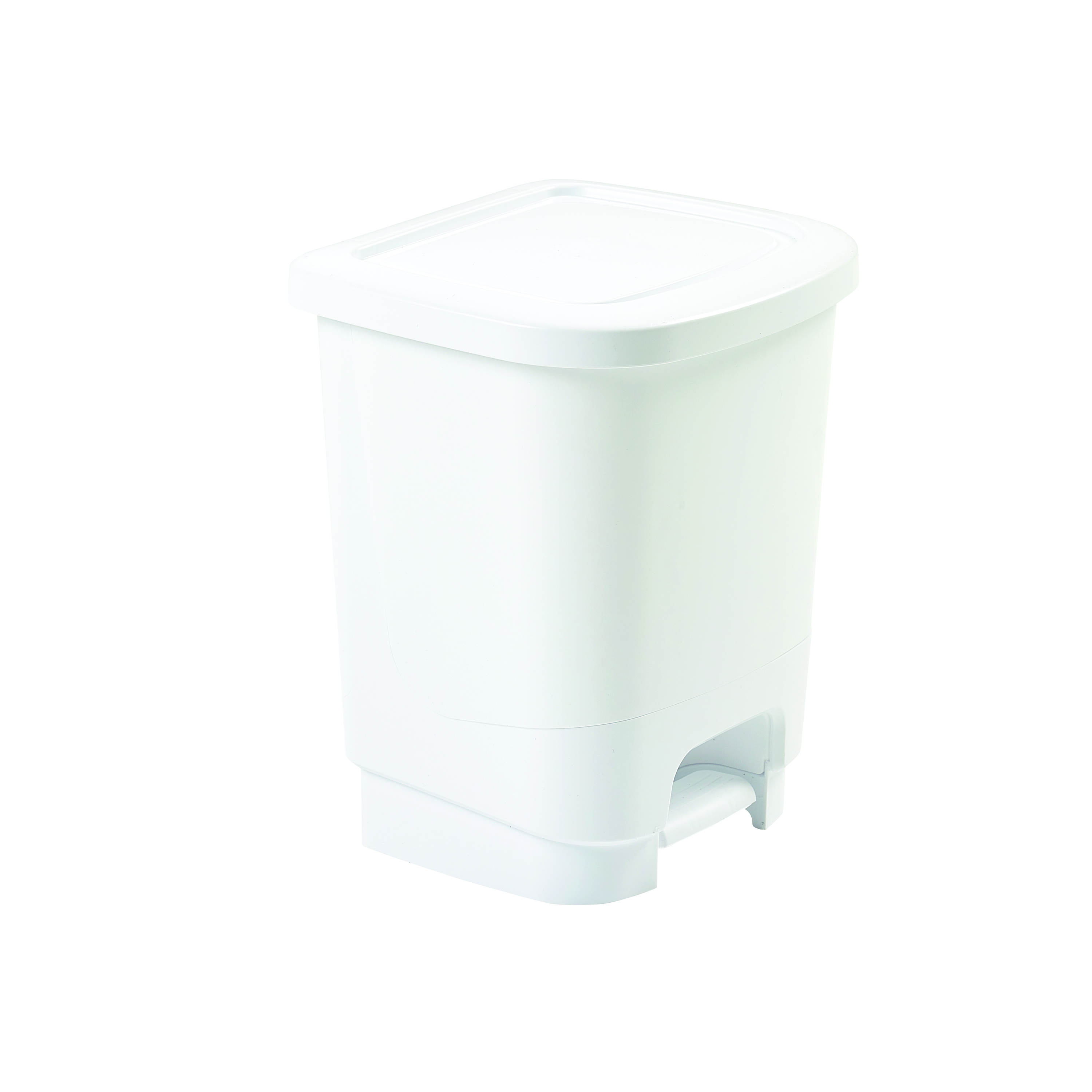 Whitefurze+Pedal+Bin+8+Litre+White+H10PB4