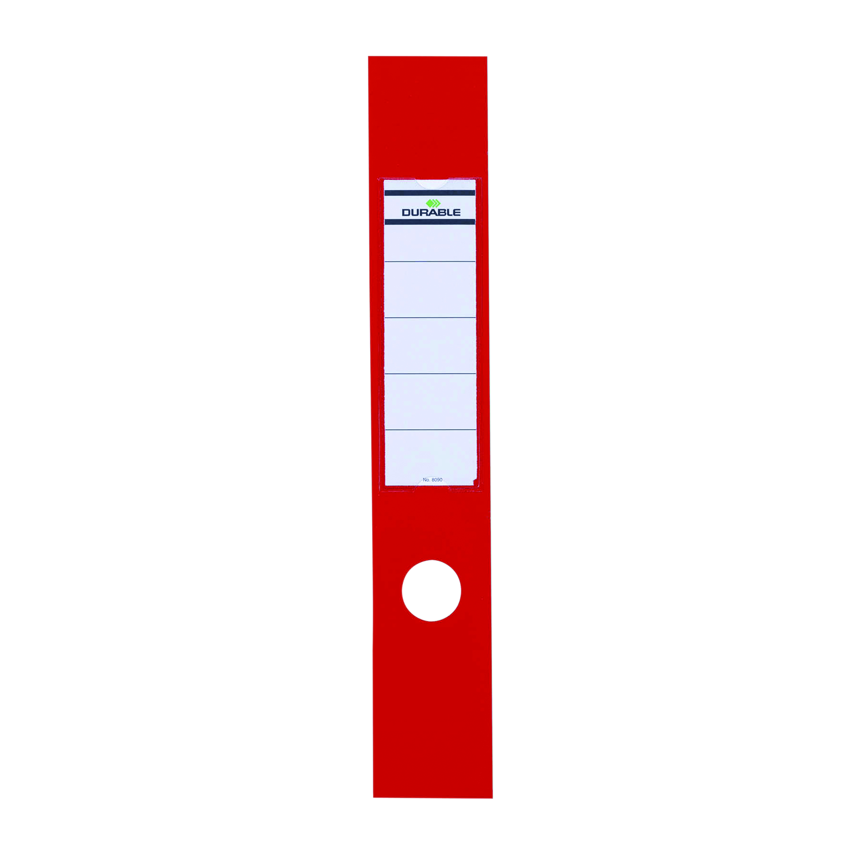 Durable+ORDOFIX+Self+Adhesive+Spine+Label+60x390mm+Red+%28Pack+of+10%29+8090%2F03