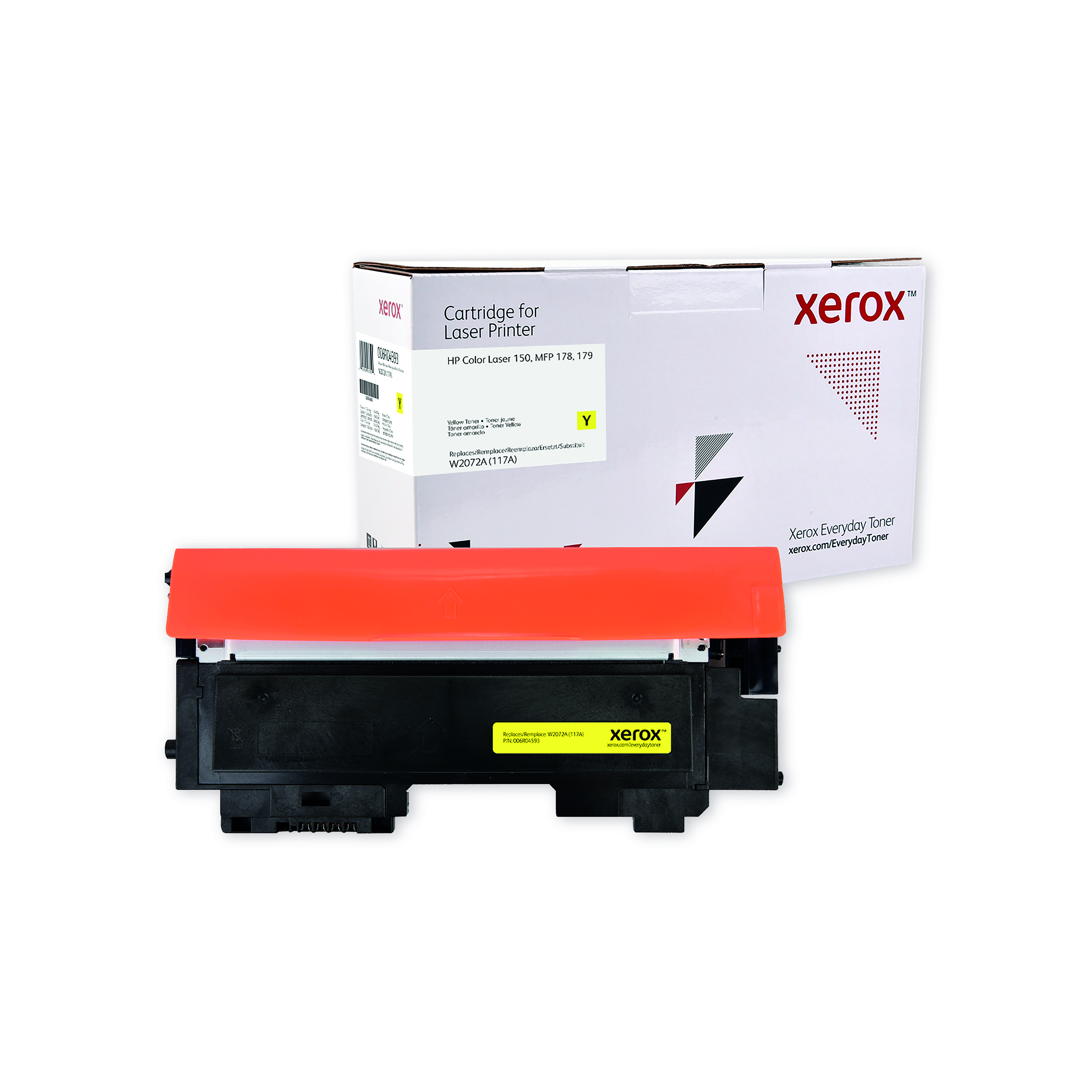 Xerox+Everyday+Replacement+Toner+Cartridge+Yellow+For+HP+W2072A+006R04593