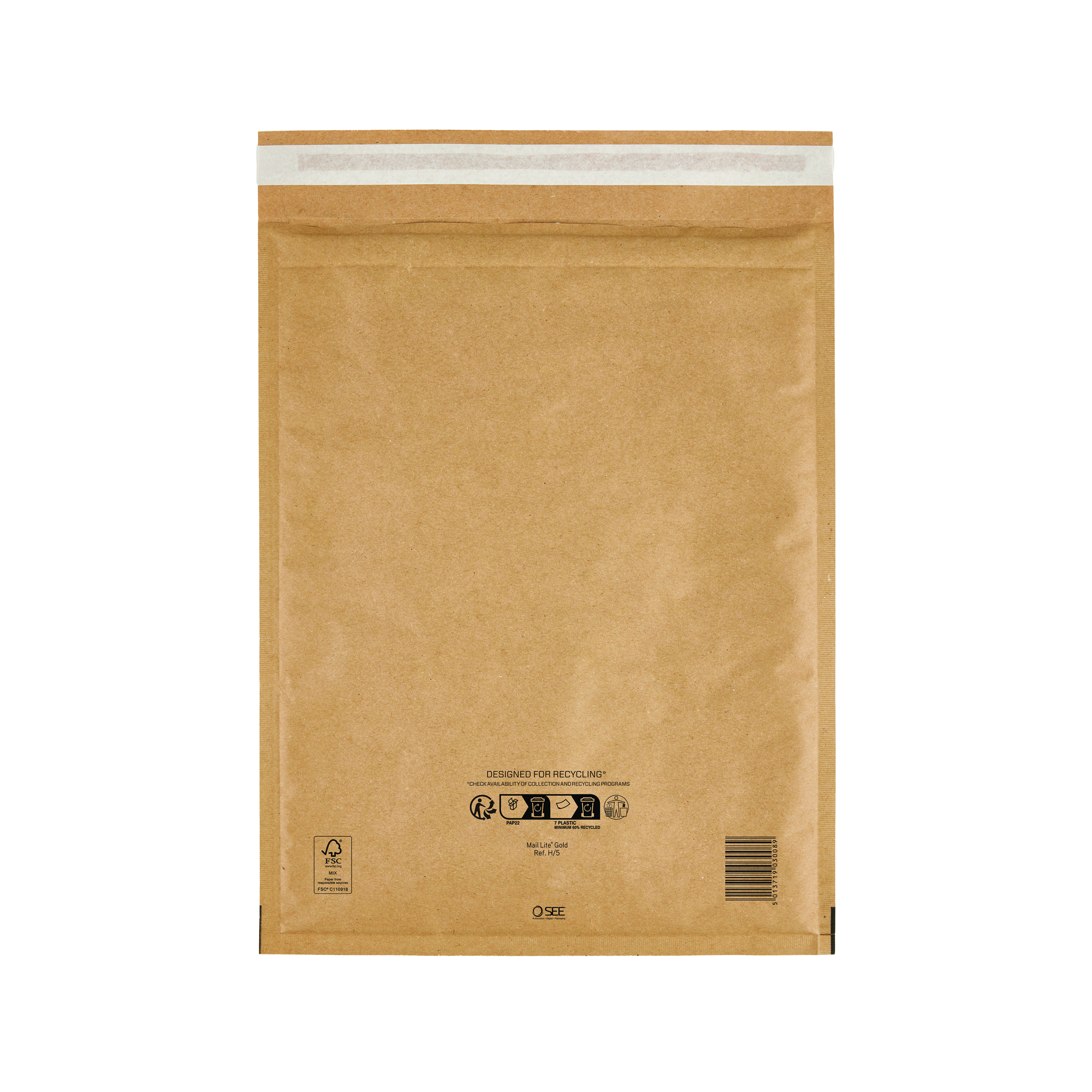 Sealed+Air+Bubble+Lined+Postal+Bag+Gold+270x360mm+MLG+H5+%28Pack+of+50%29+103027407
