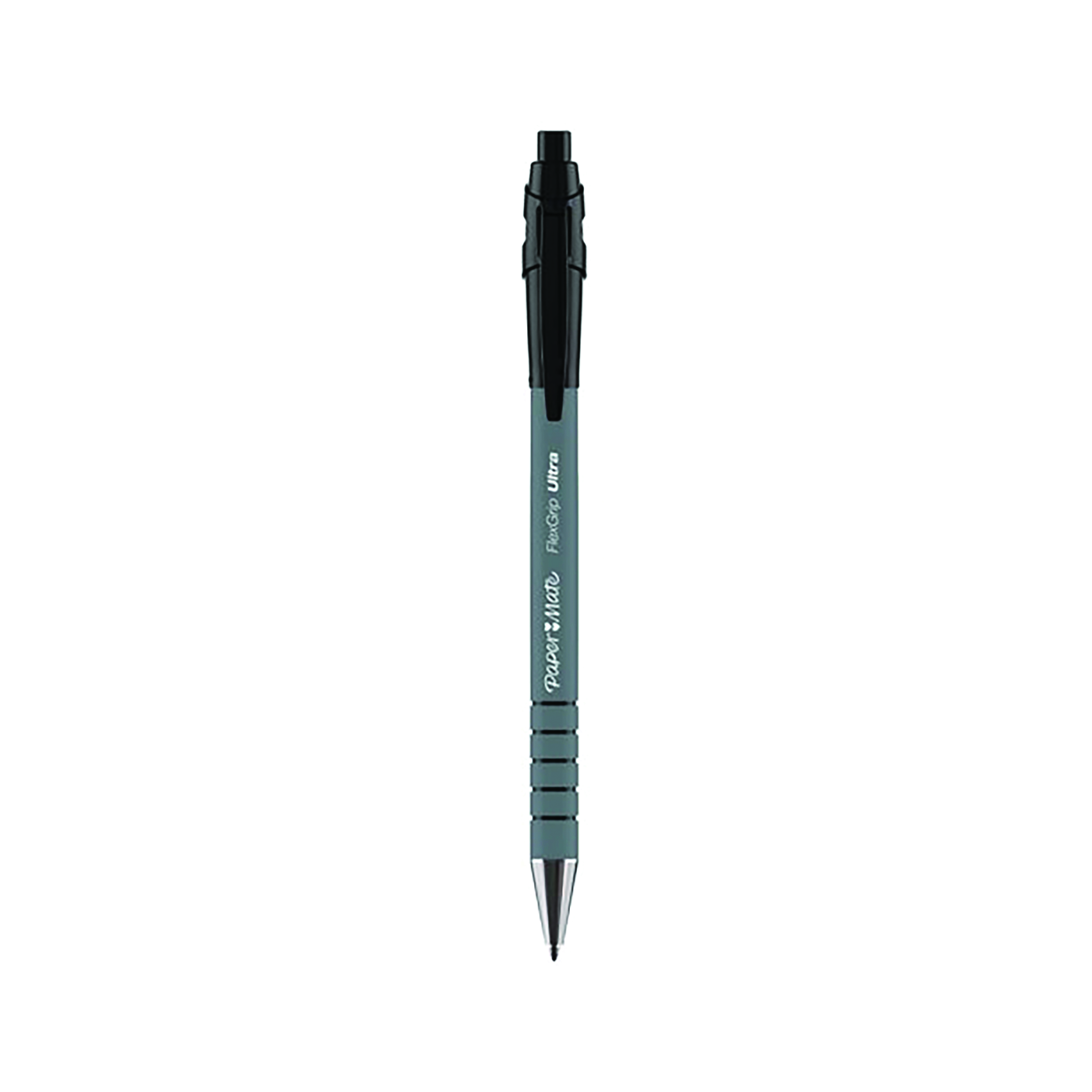 PaperMate+Flexgrip+Ultra+Retractable+Ballpoint+Pen+Medium+Black+%28Pack+of+5%29+2027751