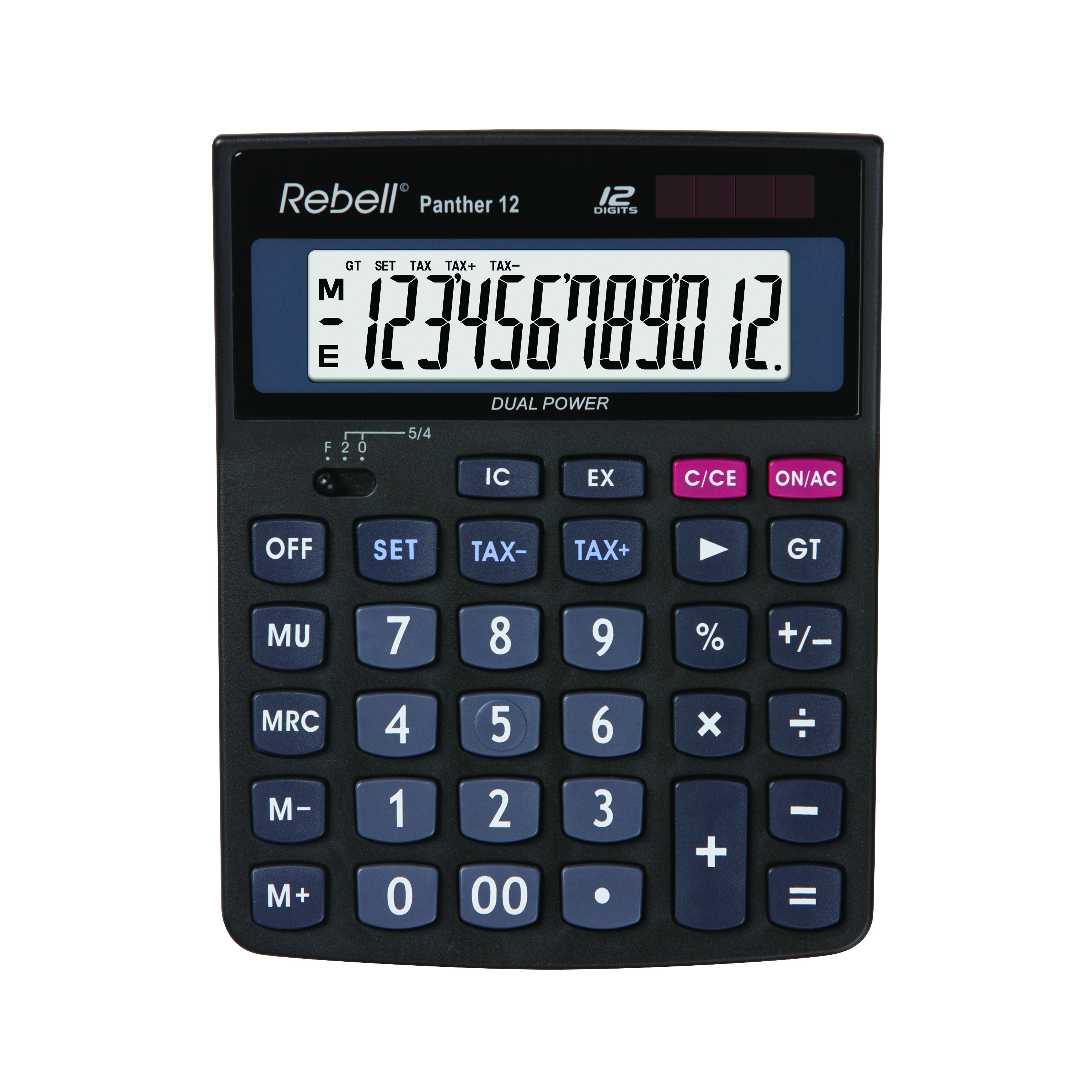 Rebell+Panther+12+BX+Desktop+Calculator+RE-PANTHER+12+BX
